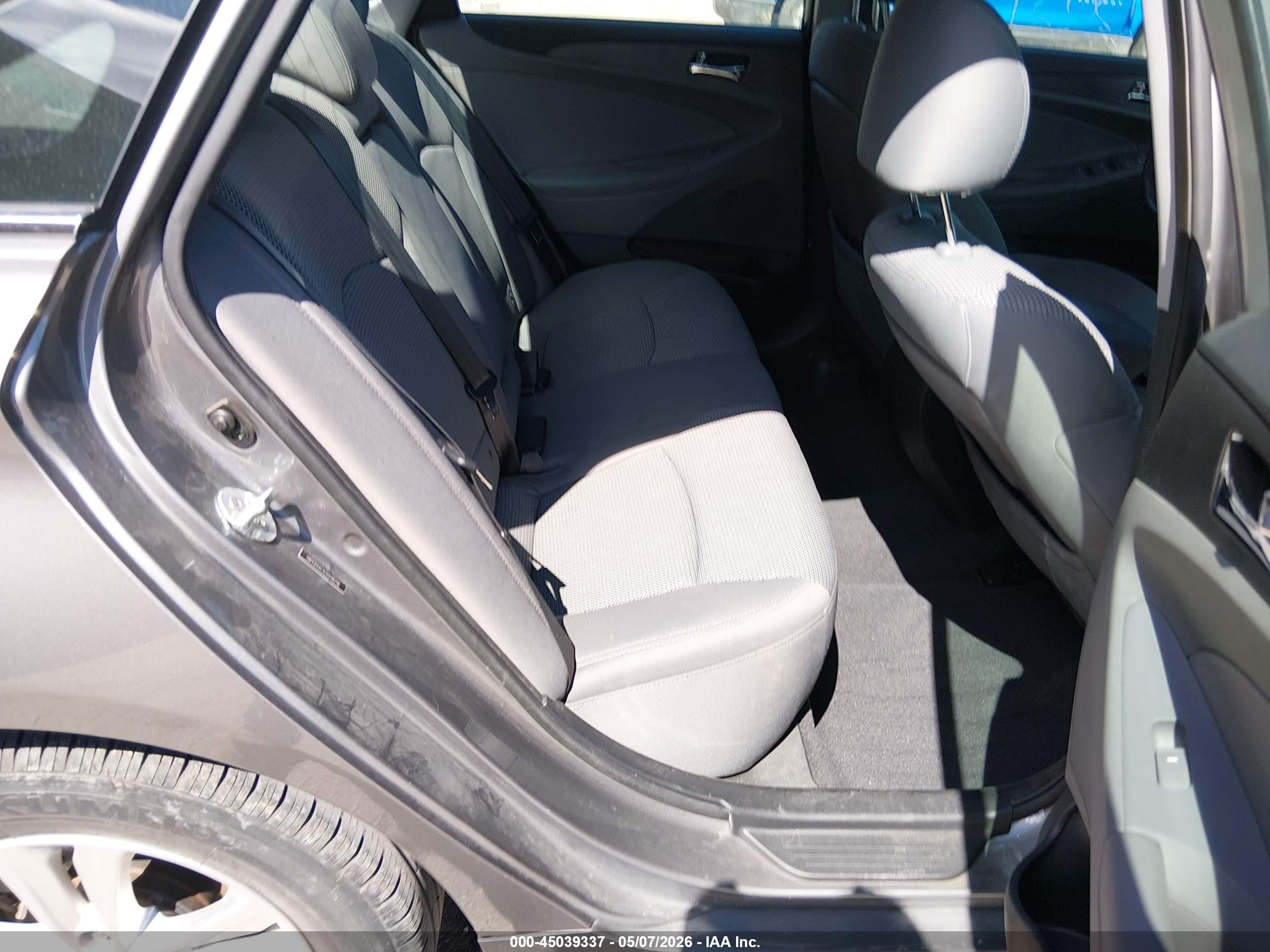 2012 Hyundai Sonata Gls Gray vin: 5NPEB4AC5CH448256