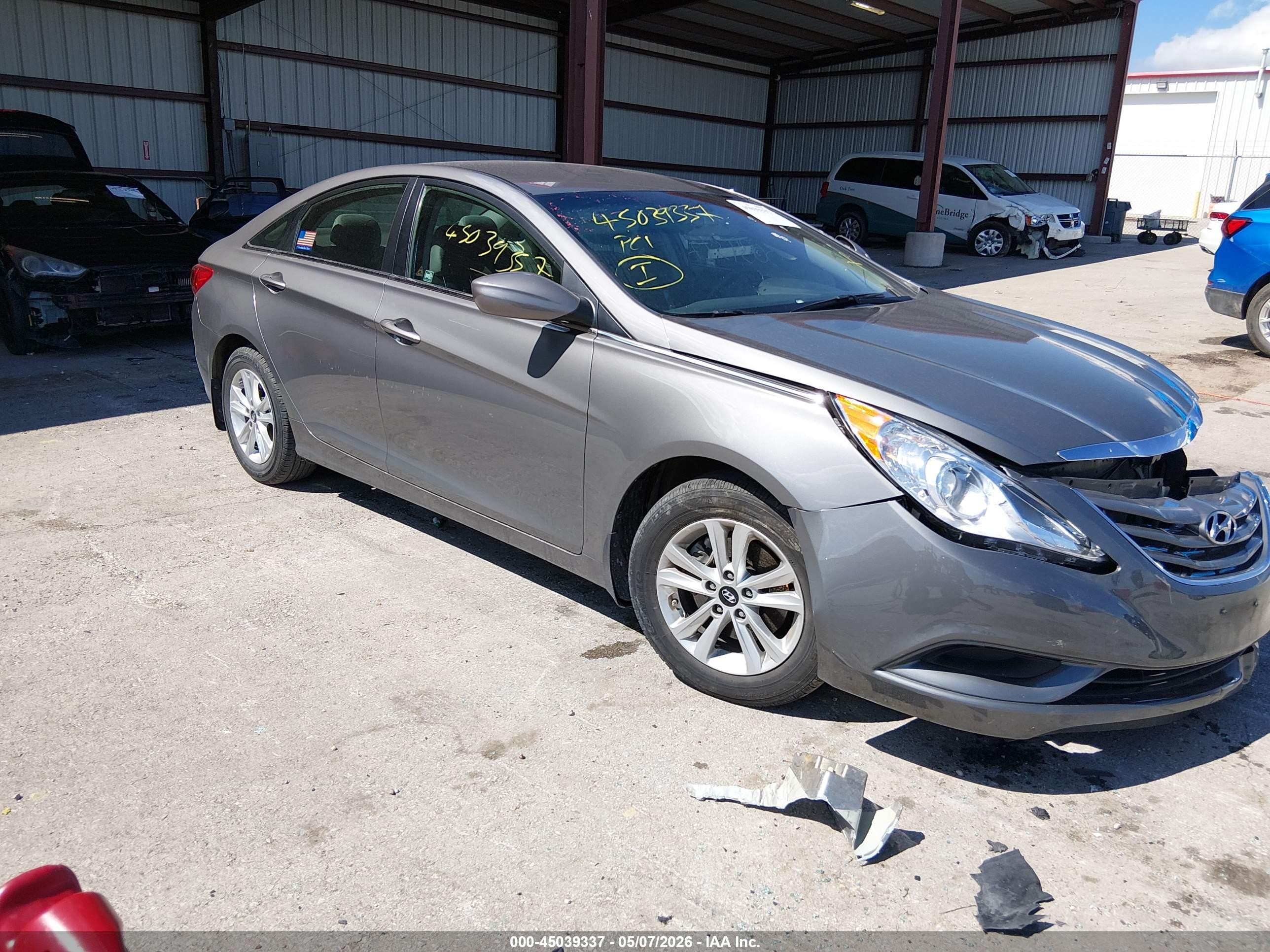 2012 Hyundai Sonata Gls Gray vin: 5NPEB4AC5CH448256