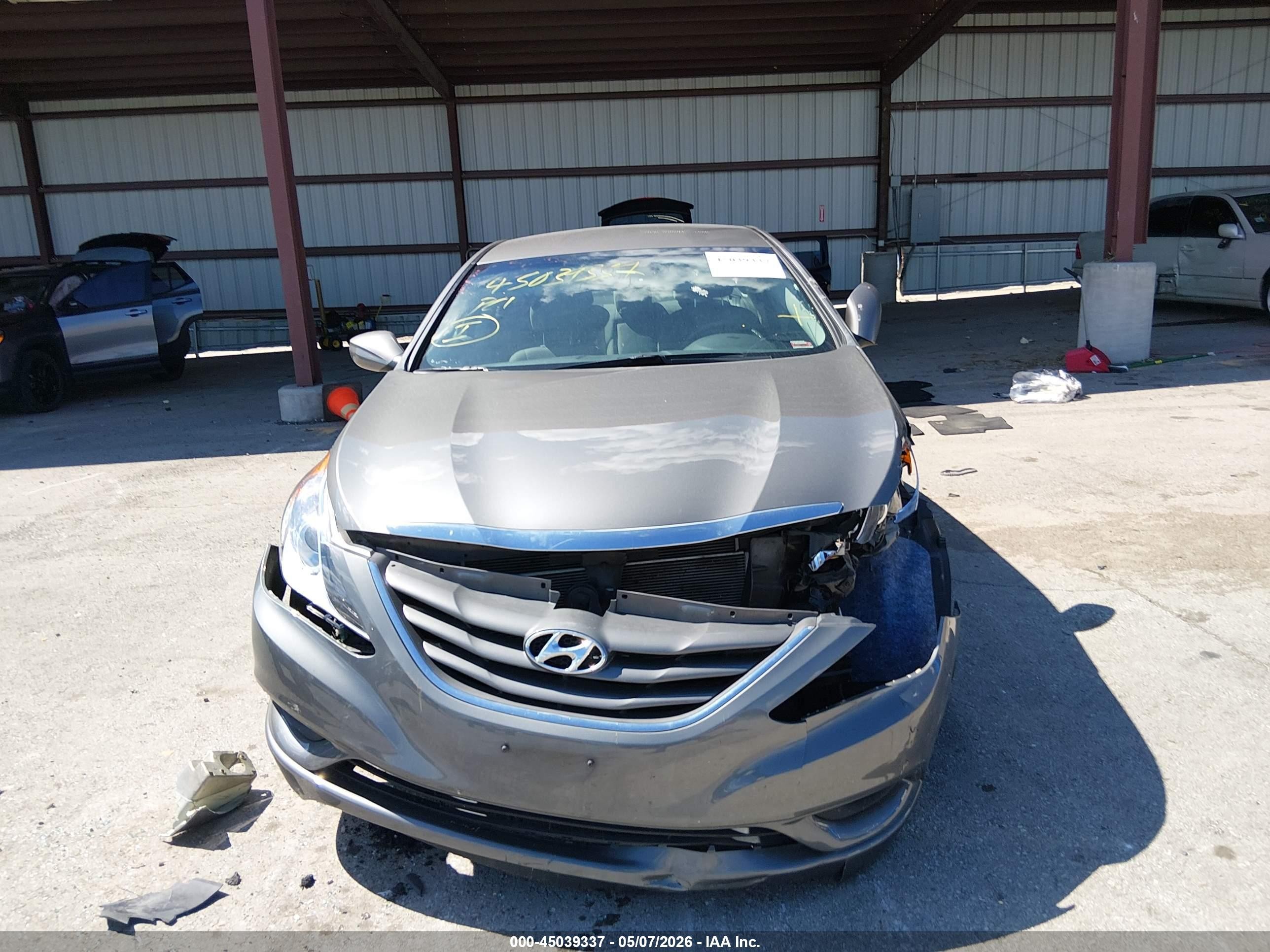 2012 Hyundai Sonata Gls Gray vin: 5NPEB4AC5CH448256