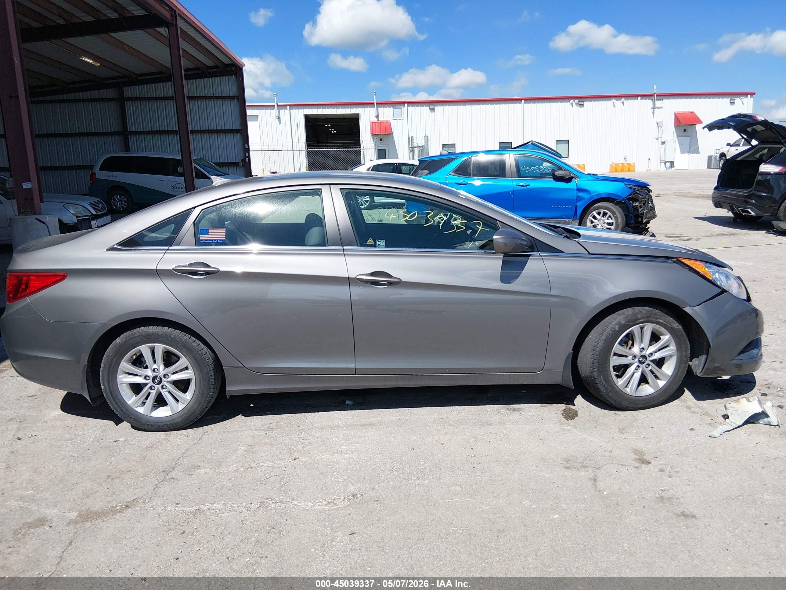 2012 Hyundai Sonata Gls Gray vin: 5NPEB4AC5CH448256