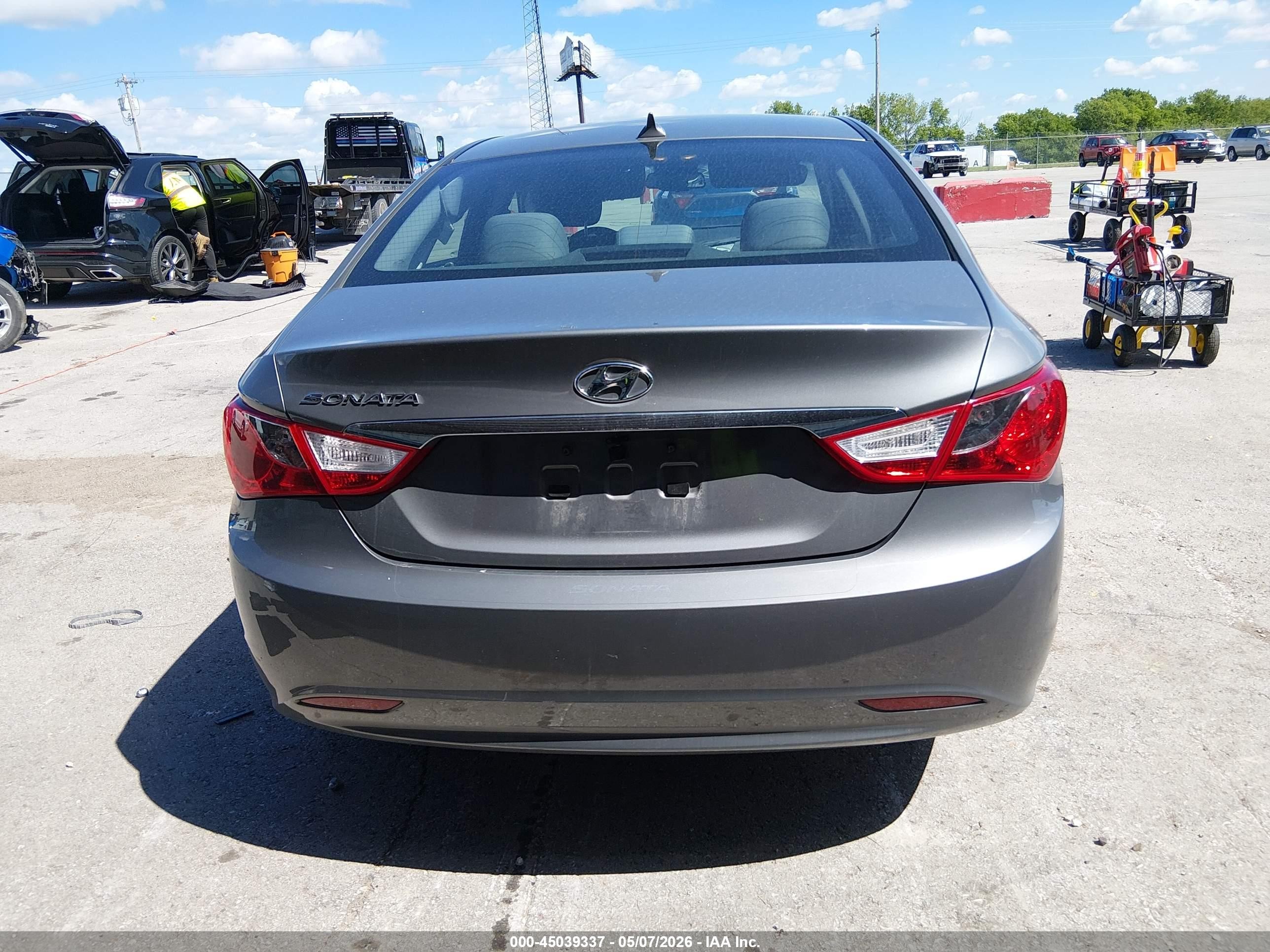 2012 Hyundai Sonata Gls Gray vin: 5NPEB4AC5CH448256
