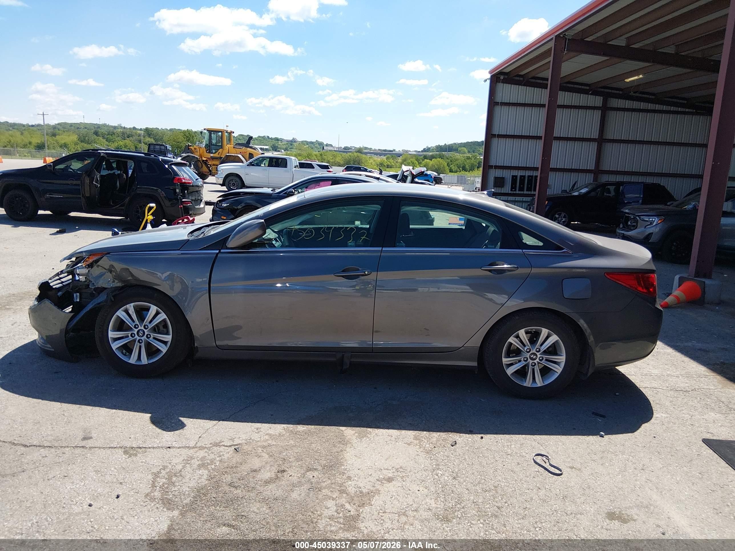 2012 Hyundai Sonata Gls Gray vin: 5NPEB4AC5CH448256