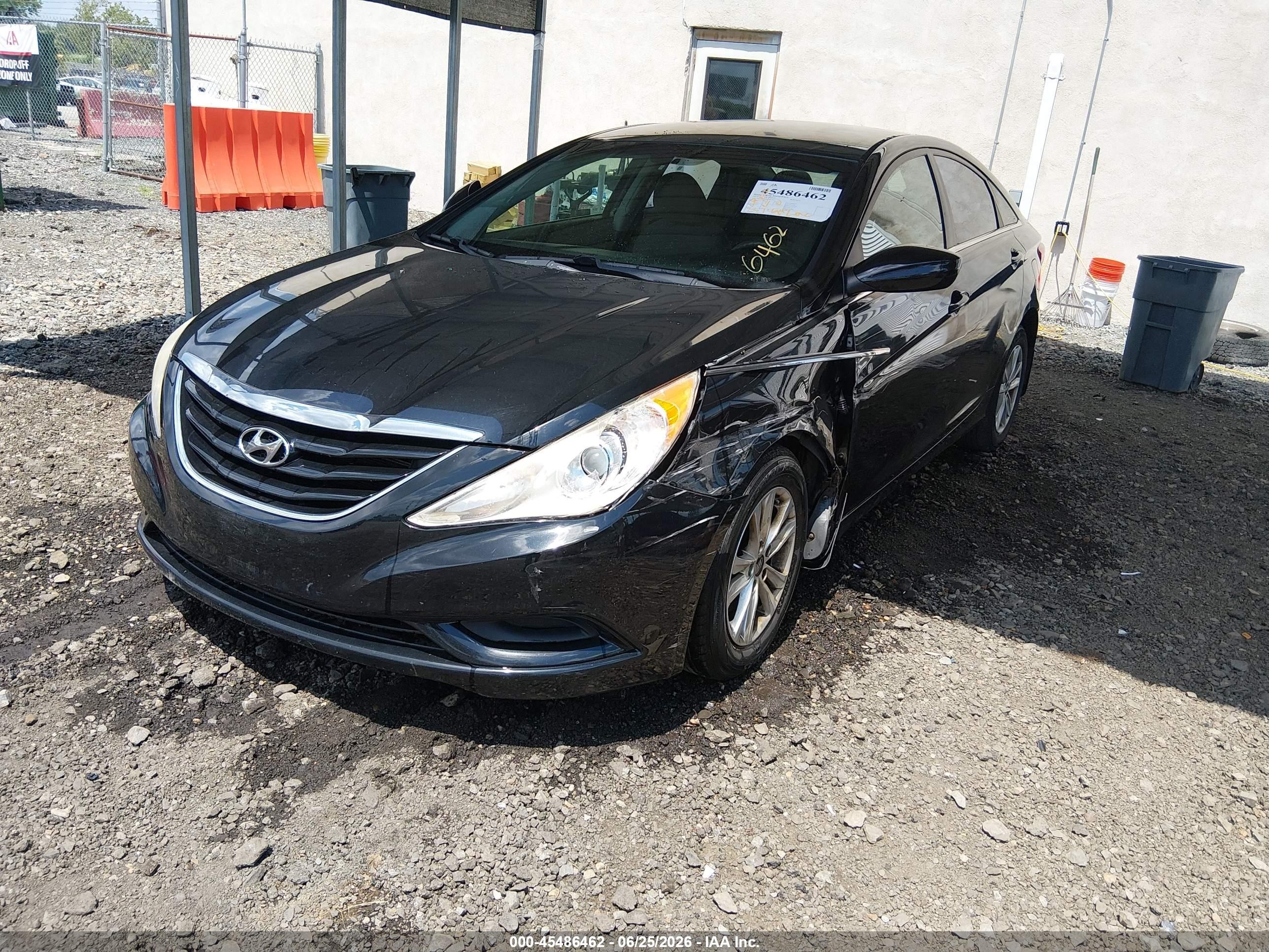 2012 Hyundai Sonata Gls Black vin: 5NPEB4AC5CH454641