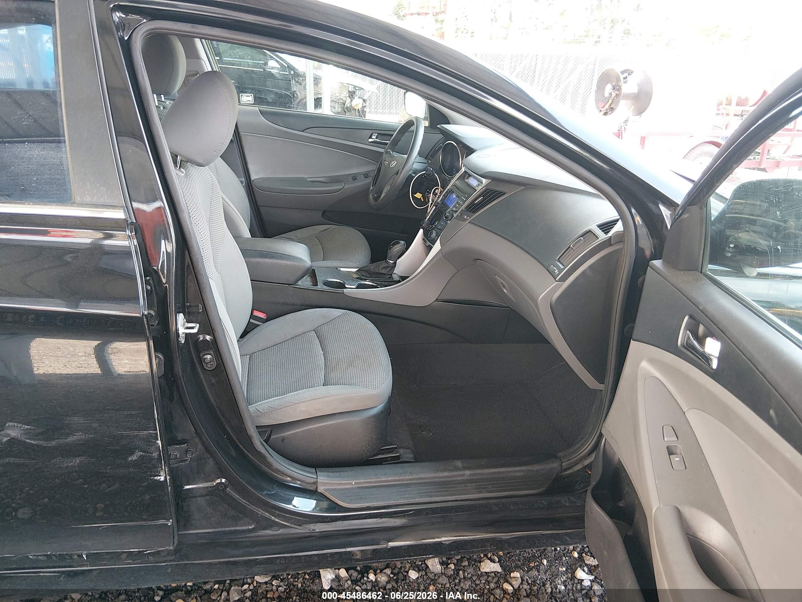 2012 Hyundai Sonata Gls Black vin: 5NPEB4AC5CH454641