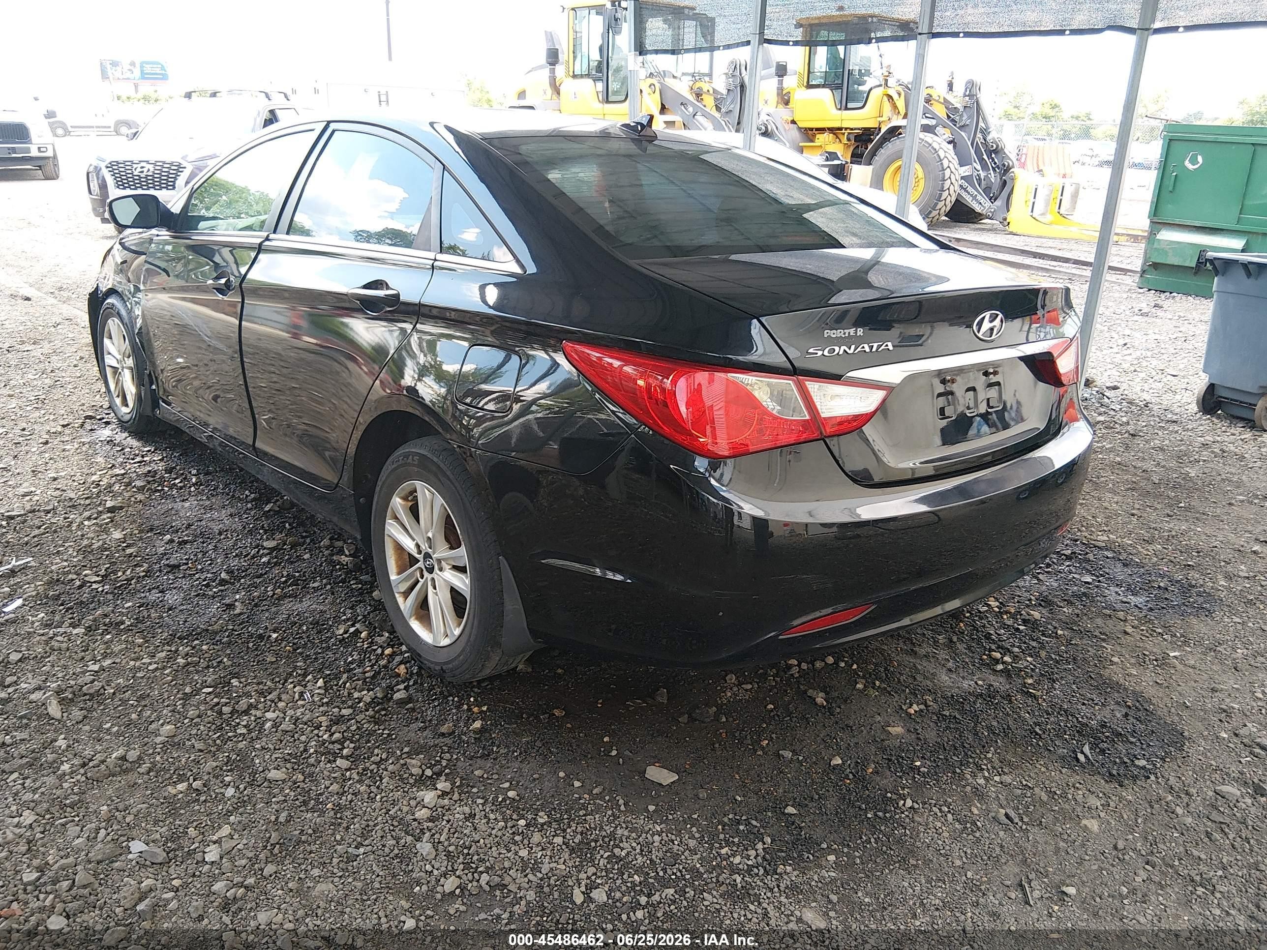 2012 Hyundai Sonata Gls Black vin: 5NPEB4AC5CH454641