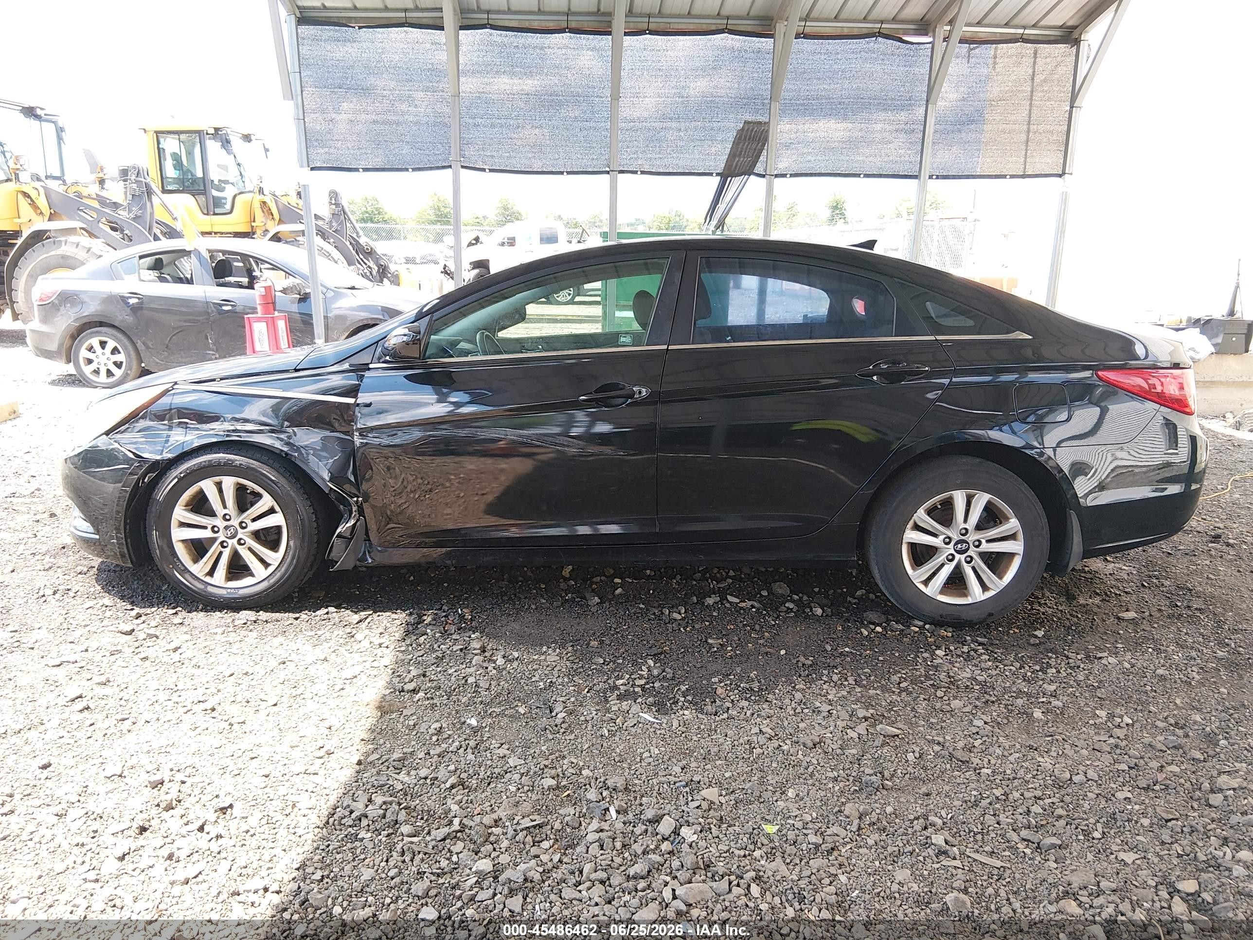 2012 Hyundai Sonata Gls Black vin: 5NPEB4AC5CH454641