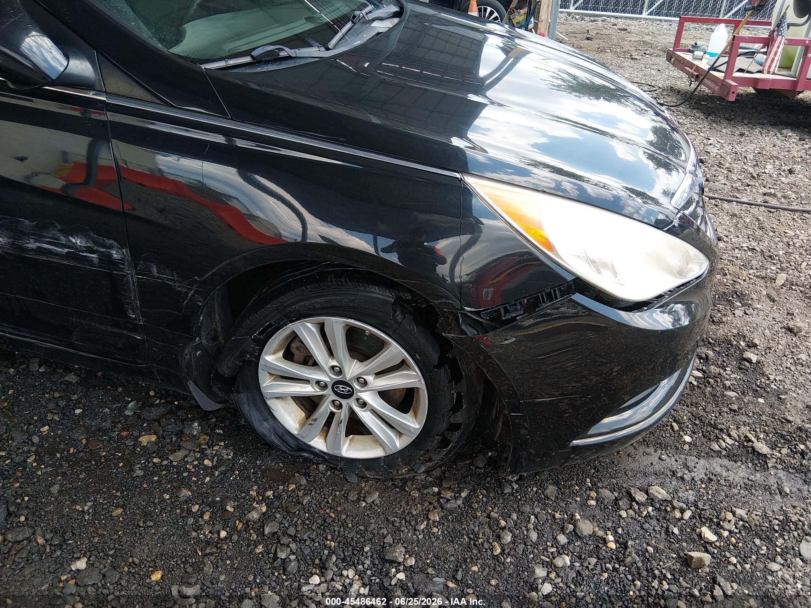 2012 Hyundai Sonata Gls Black vin: 5NPEB4AC5CH454641