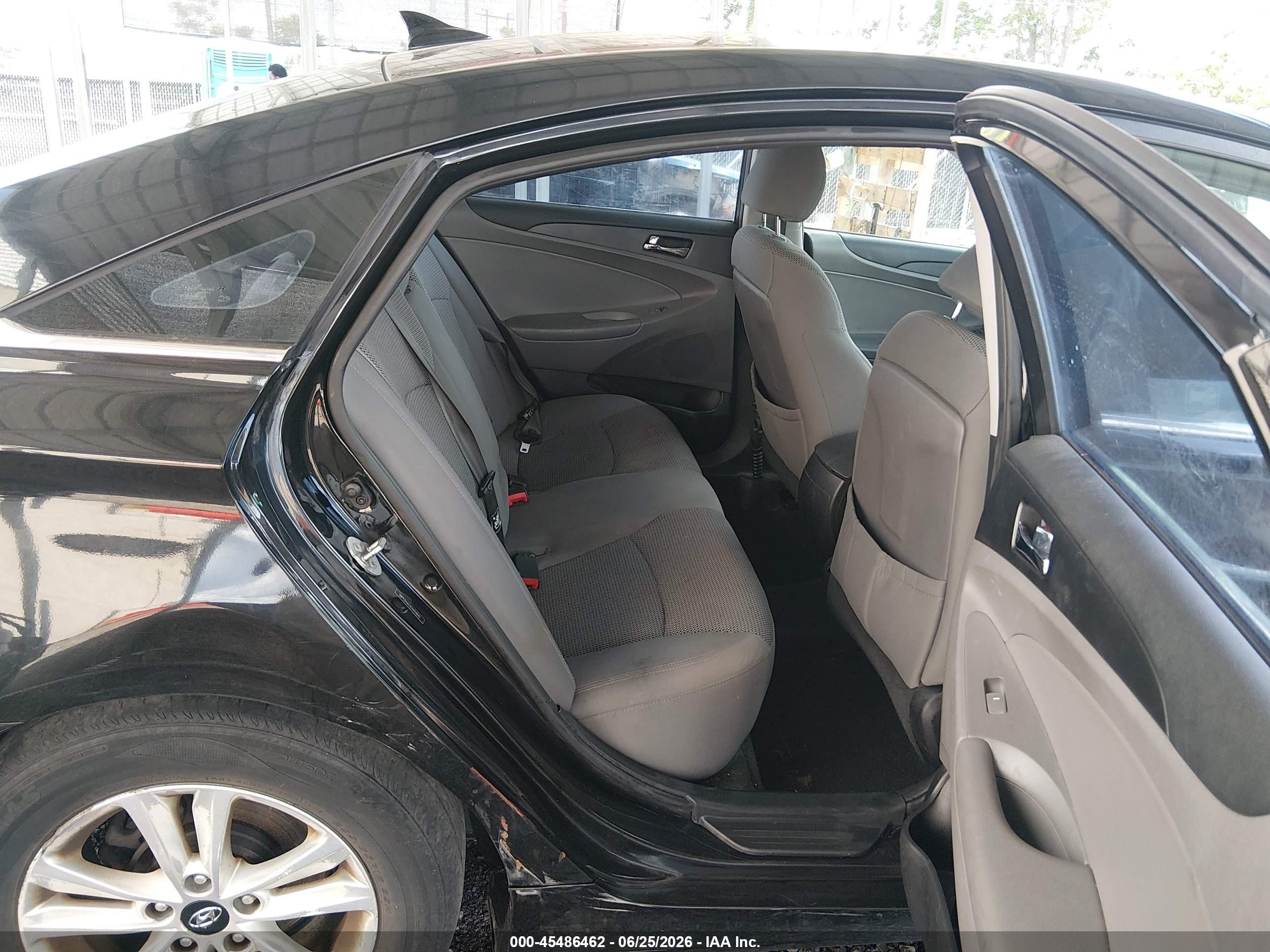 2012 Hyundai Sonata Gls Black vin: 5NPEB4AC5CH454641