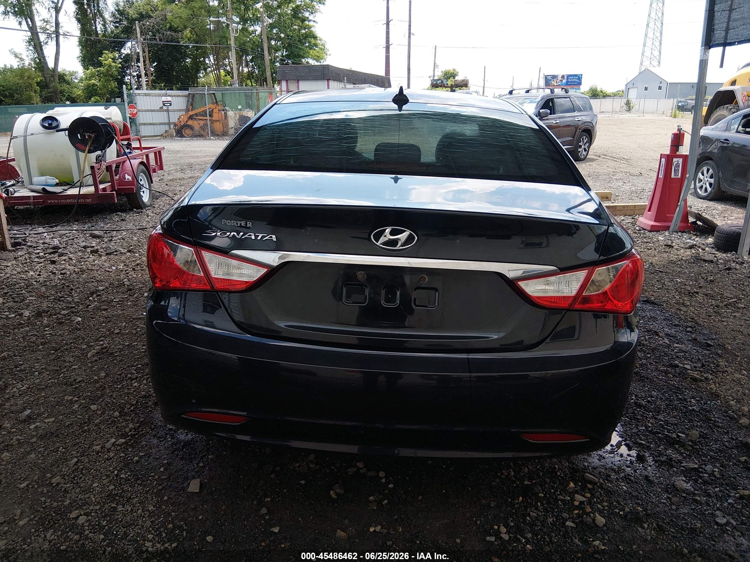 2012 Hyundai Sonata Gls Black vin: 5NPEB4AC5CH454641