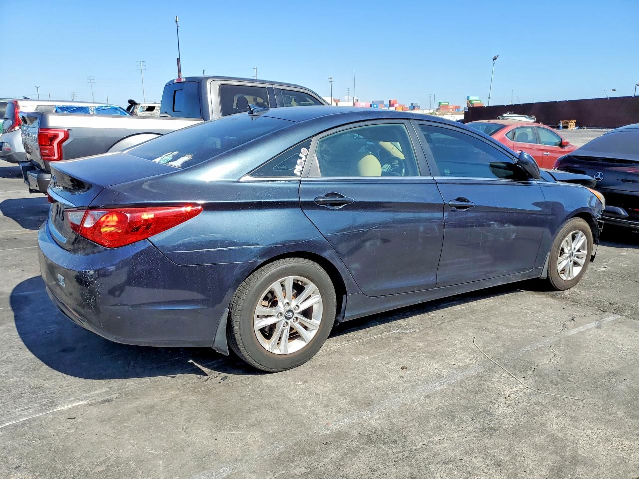 2012 Hyundai Sonata Gls Blue vin: 5NPEB4AC5CH478096