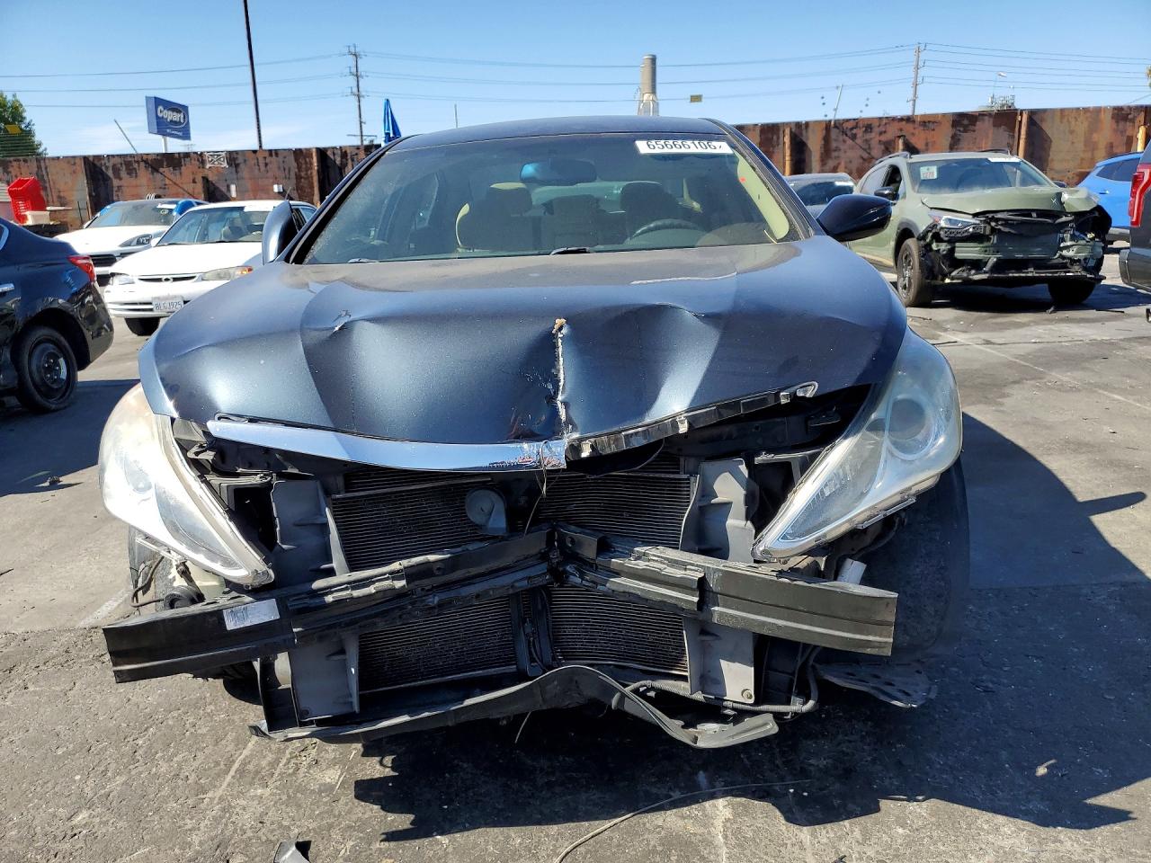 2012 Hyundai Sonata Gls Blue vin: 5NPEB4AC5CH478096