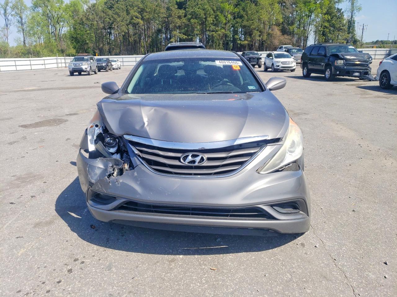 2012 Hyundai Sonata Gls Gray vin: 5NPEB4AC5CH484643
