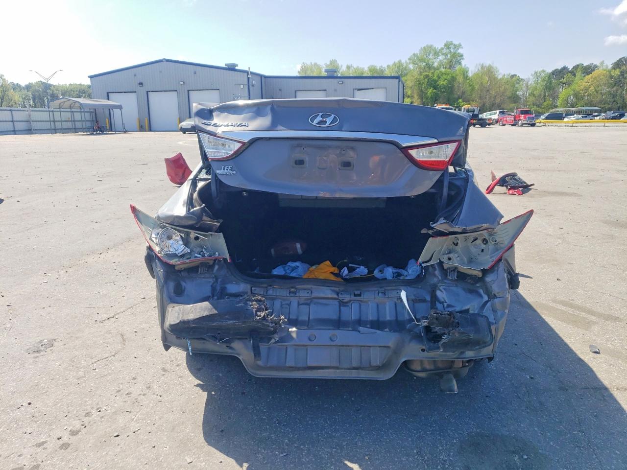 2012 Hyundai Sonata Gls Gray vin: 5NPEB4AC5CH484643