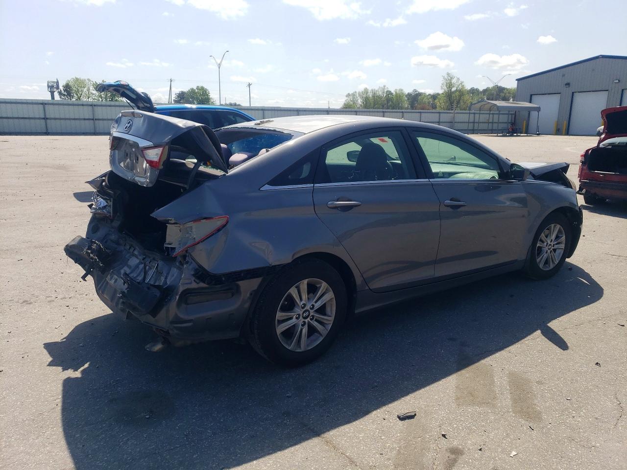 2012 Hyundai Sonata Gls Gray vin: 5NPEB4AC5CH484643