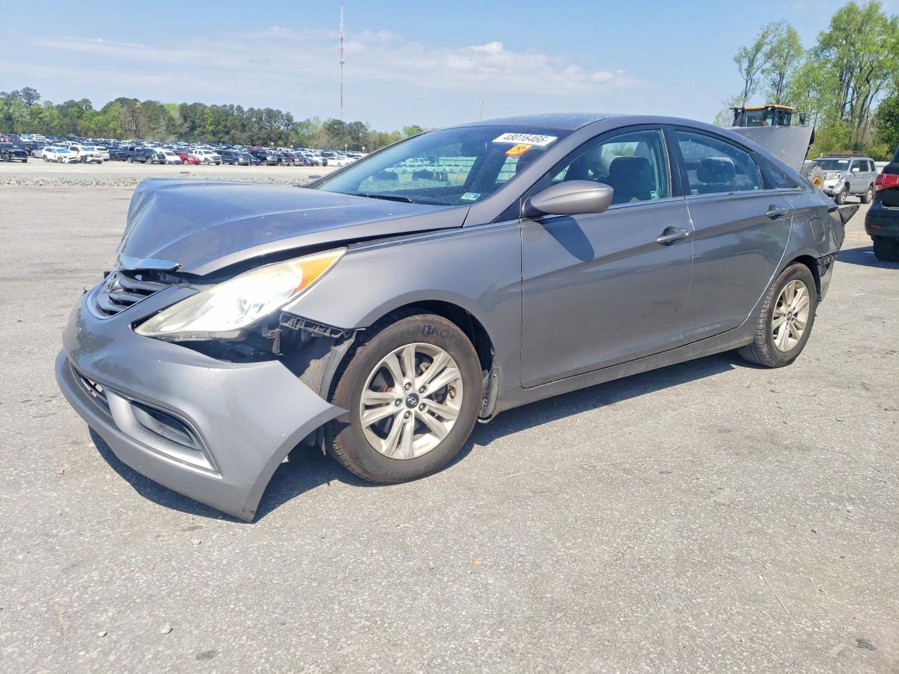 2012 Hyundai Sonata Gls Gray vin: 5NPEB4AC5CH484643