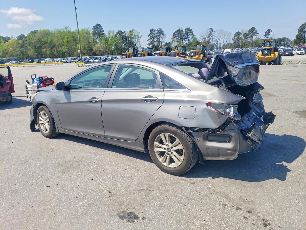 2012 Hyundai Sonata Gls Gray vin: 5NPEB4AC5CH484643