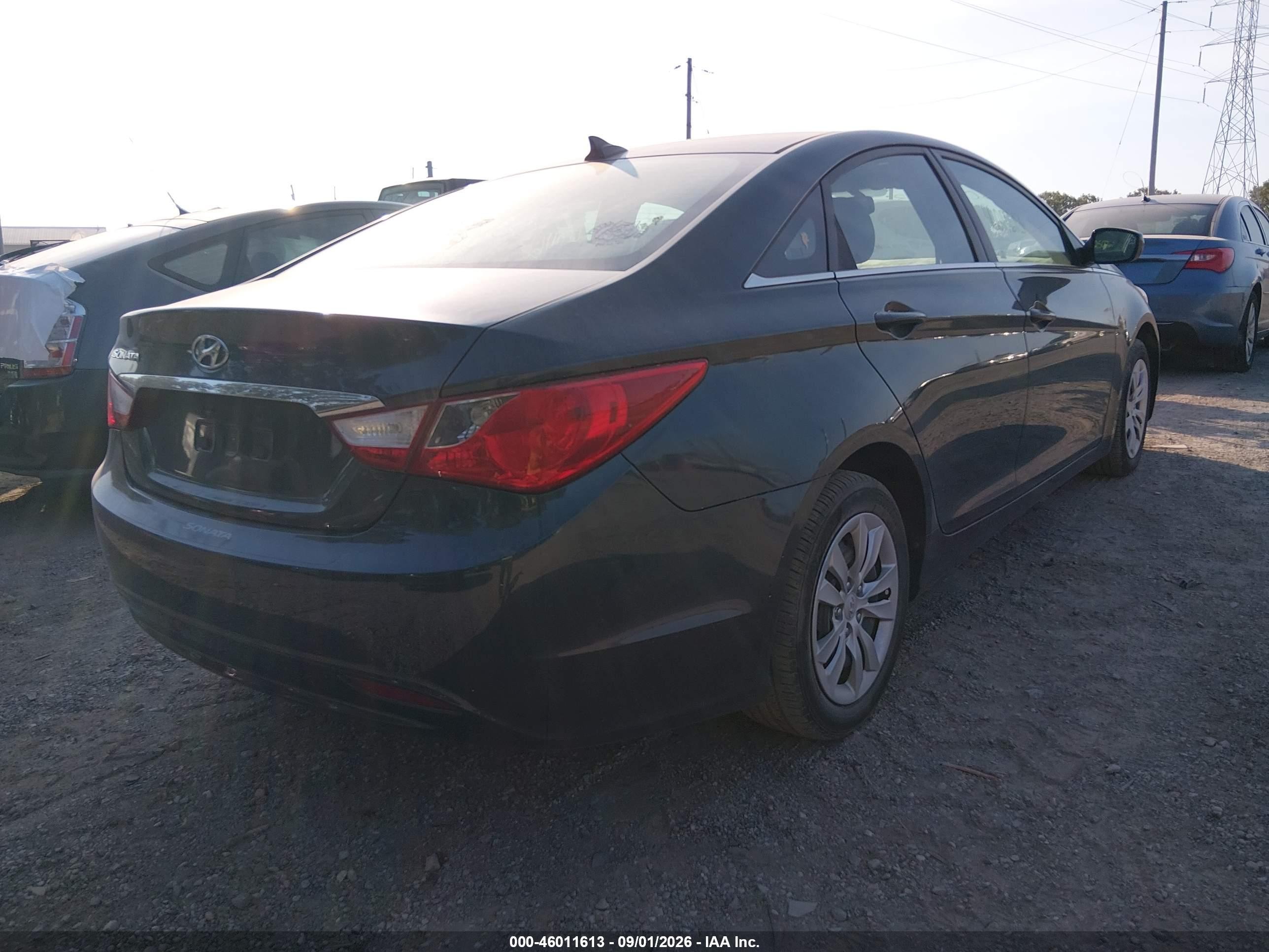 2012 Hyundai Sonata Gls Dark Blue vin: 5NPEB4AC5CH487090