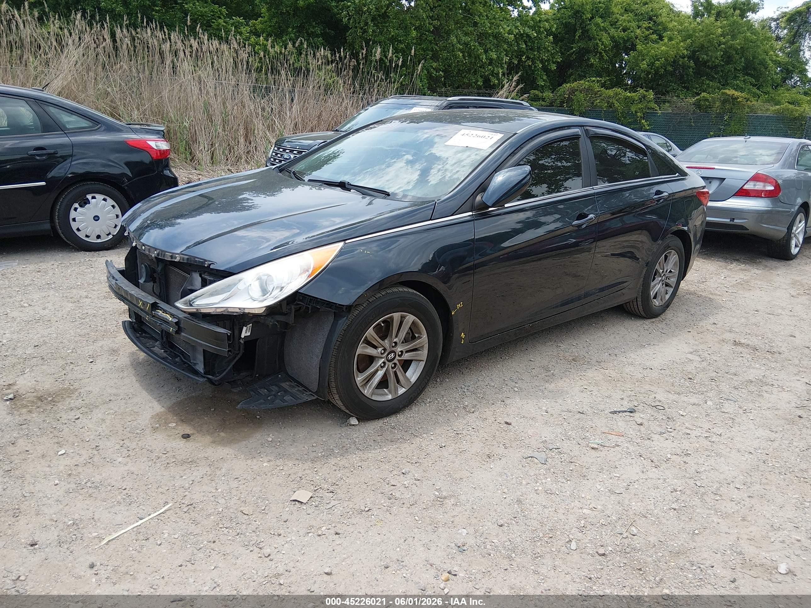 2012 Hyundai Sonata Gls Серый vin: 5NPEB4AC5CH497070