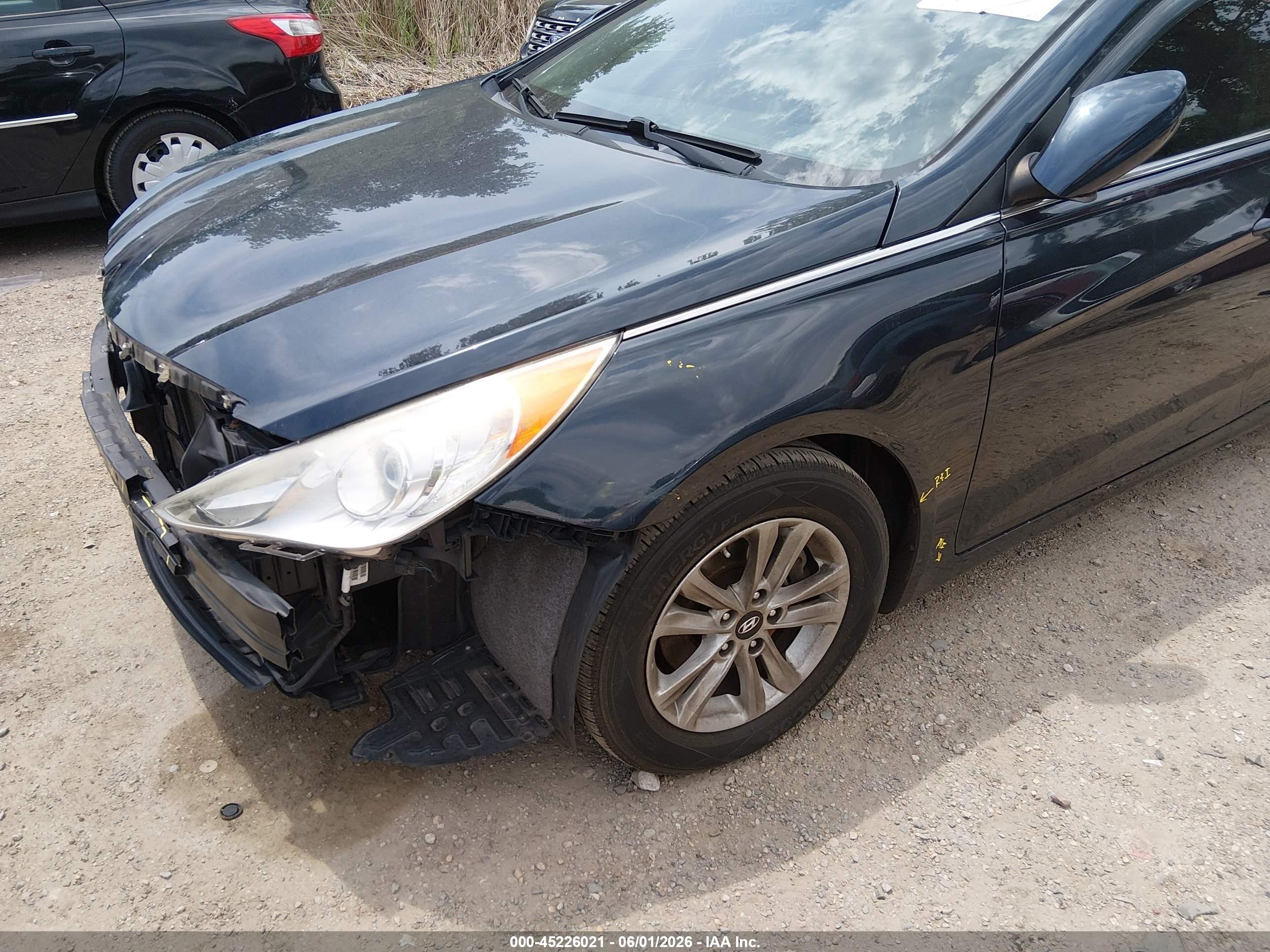 2012 Hyundai Sonata Gls Серый vin: 5NPEB4AC5CH497070