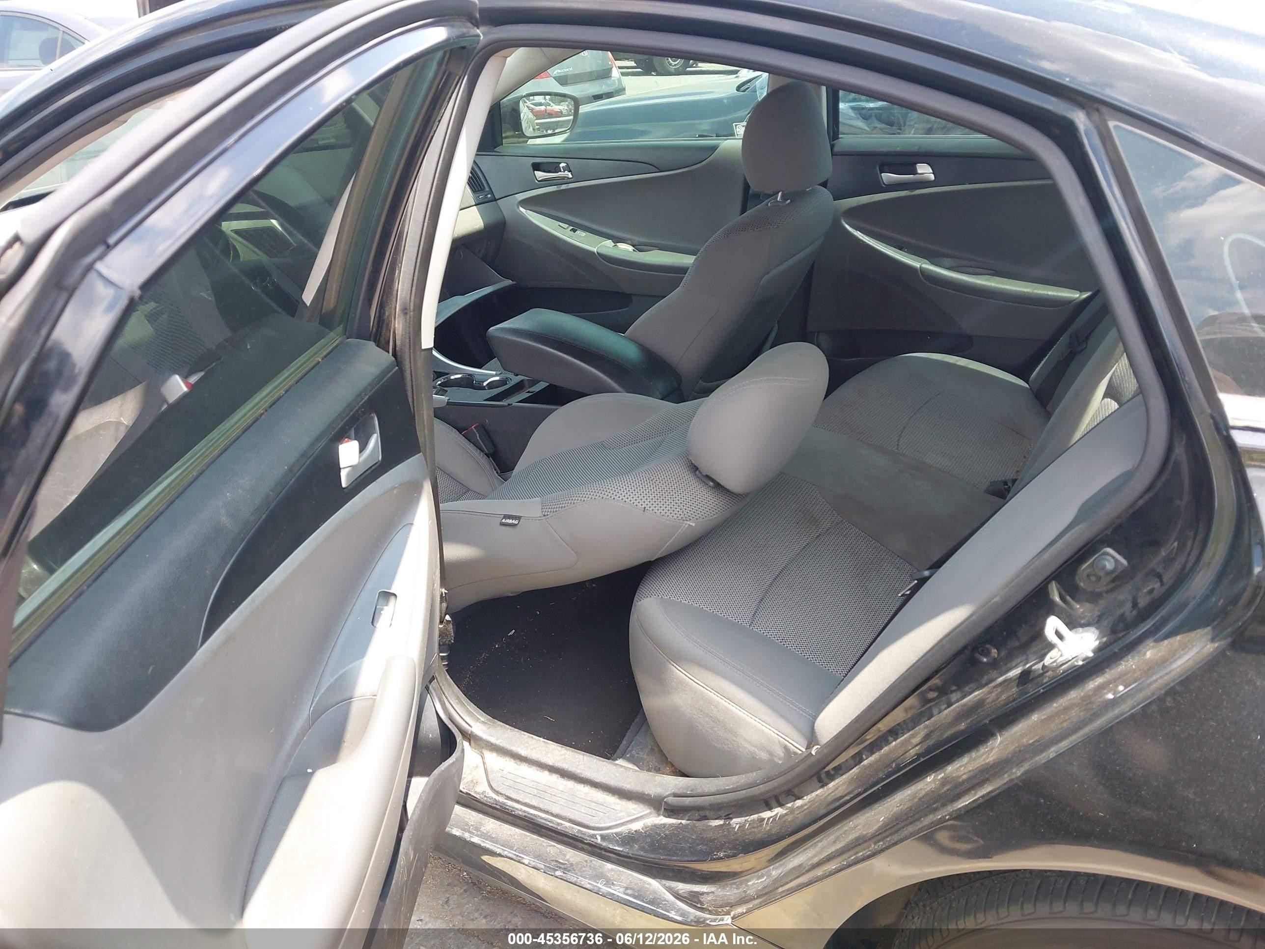 2013 Hyundai Sonata Gls Black vin: 5NPEB4AC5DH504391