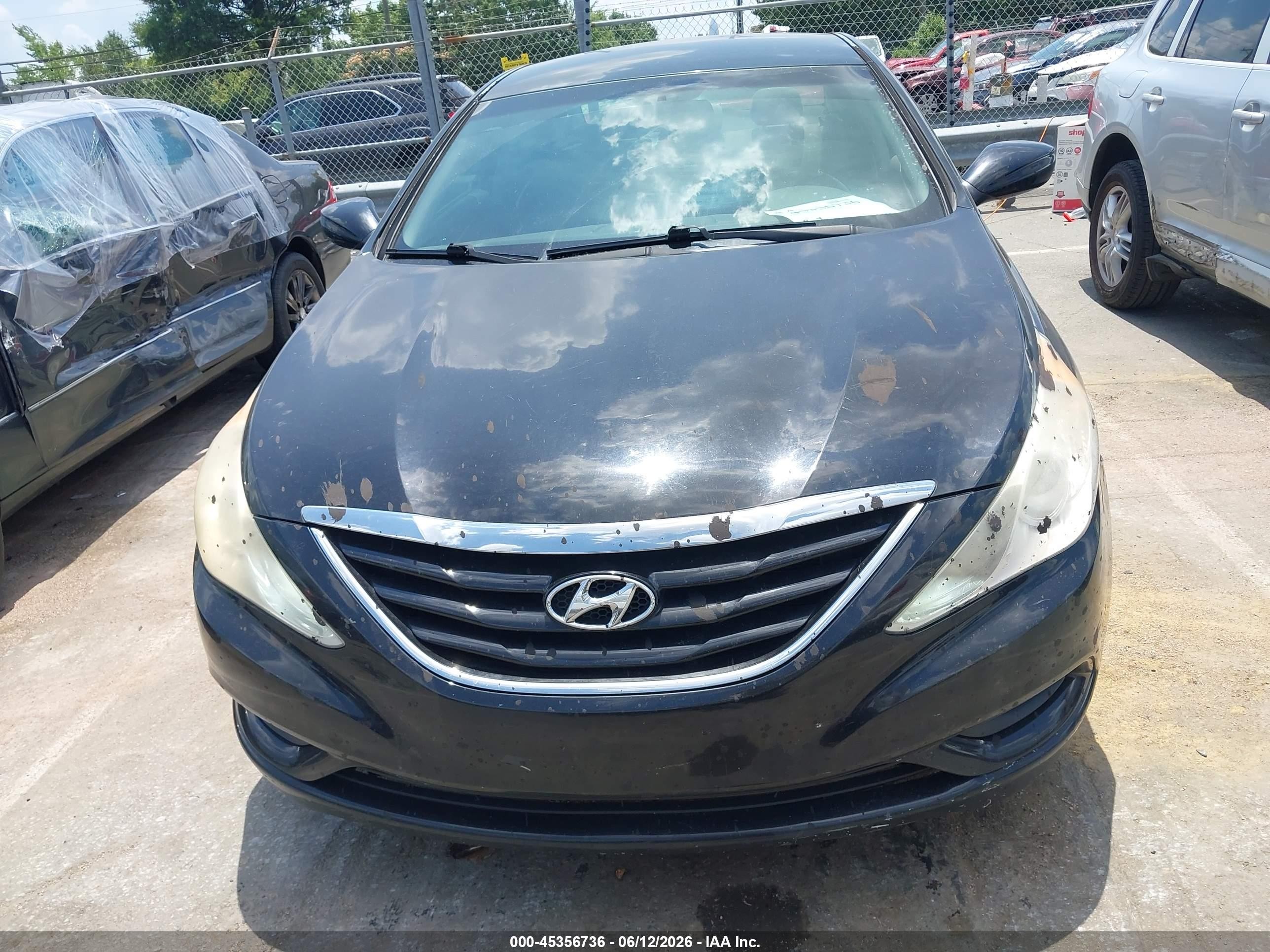2013 Hyundai Sonata Gls Black vin: 5NPEB4AC5DH504391