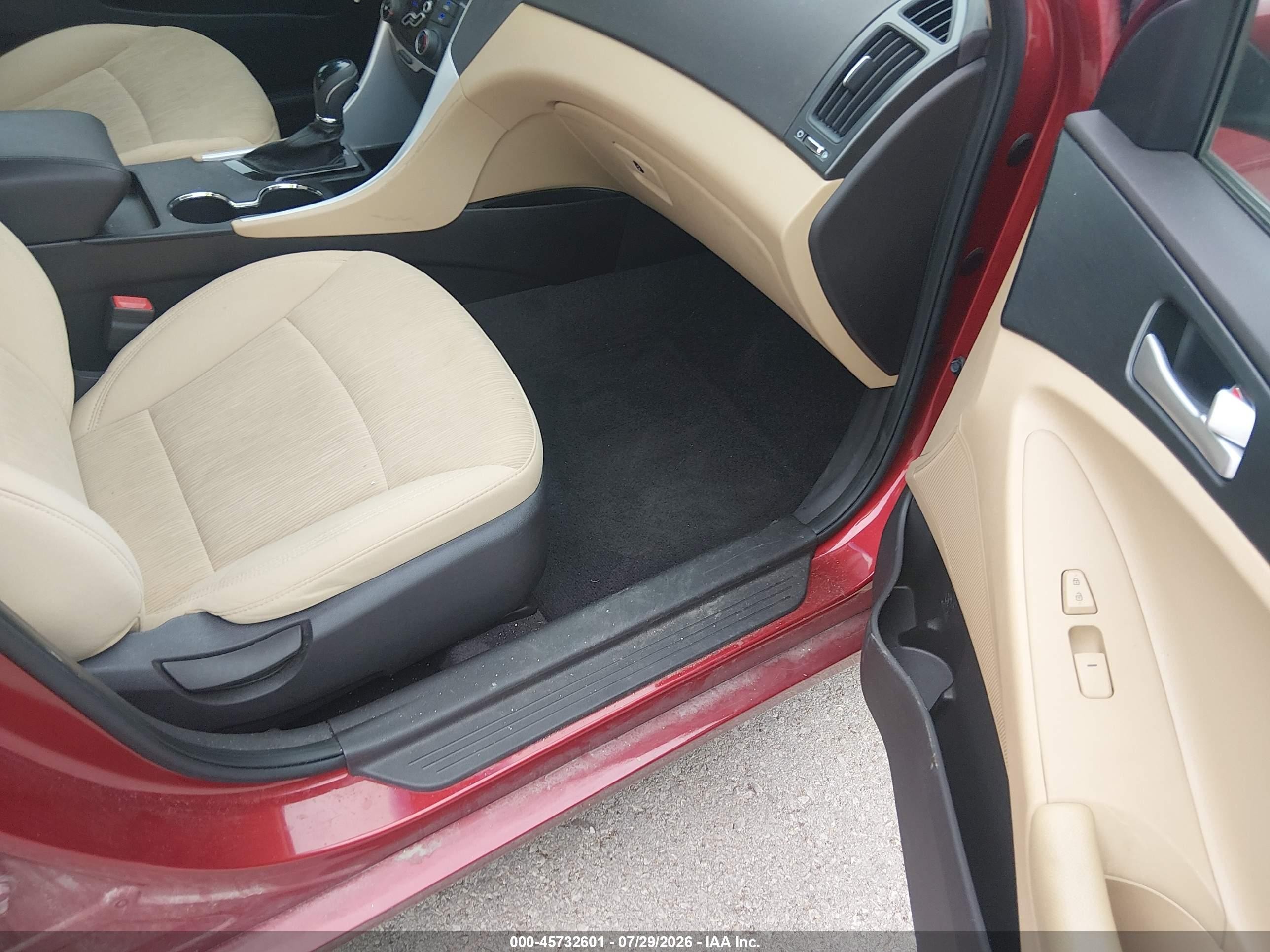 2013 Hyundai Sonata Gls Burgundy vin: 5NPEB4AC5DH508098