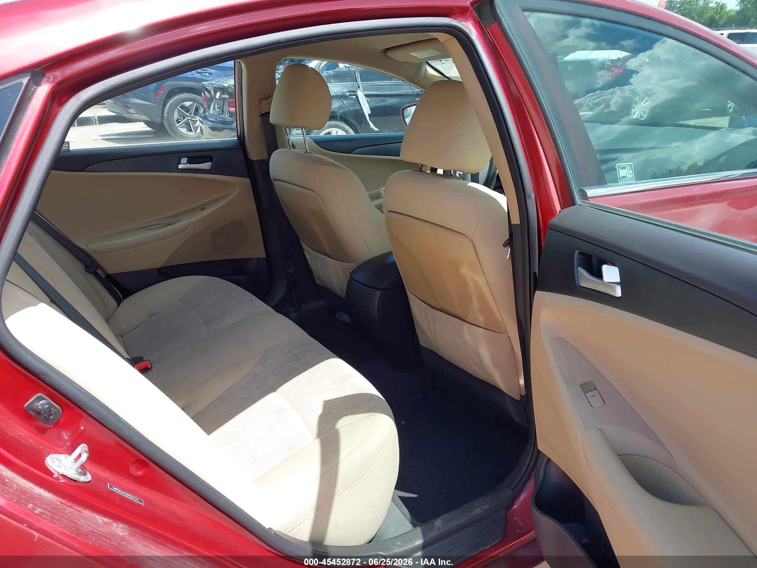2013 Hyundai Sonata Gls Red vin: 5NPEB4AC5DH517271