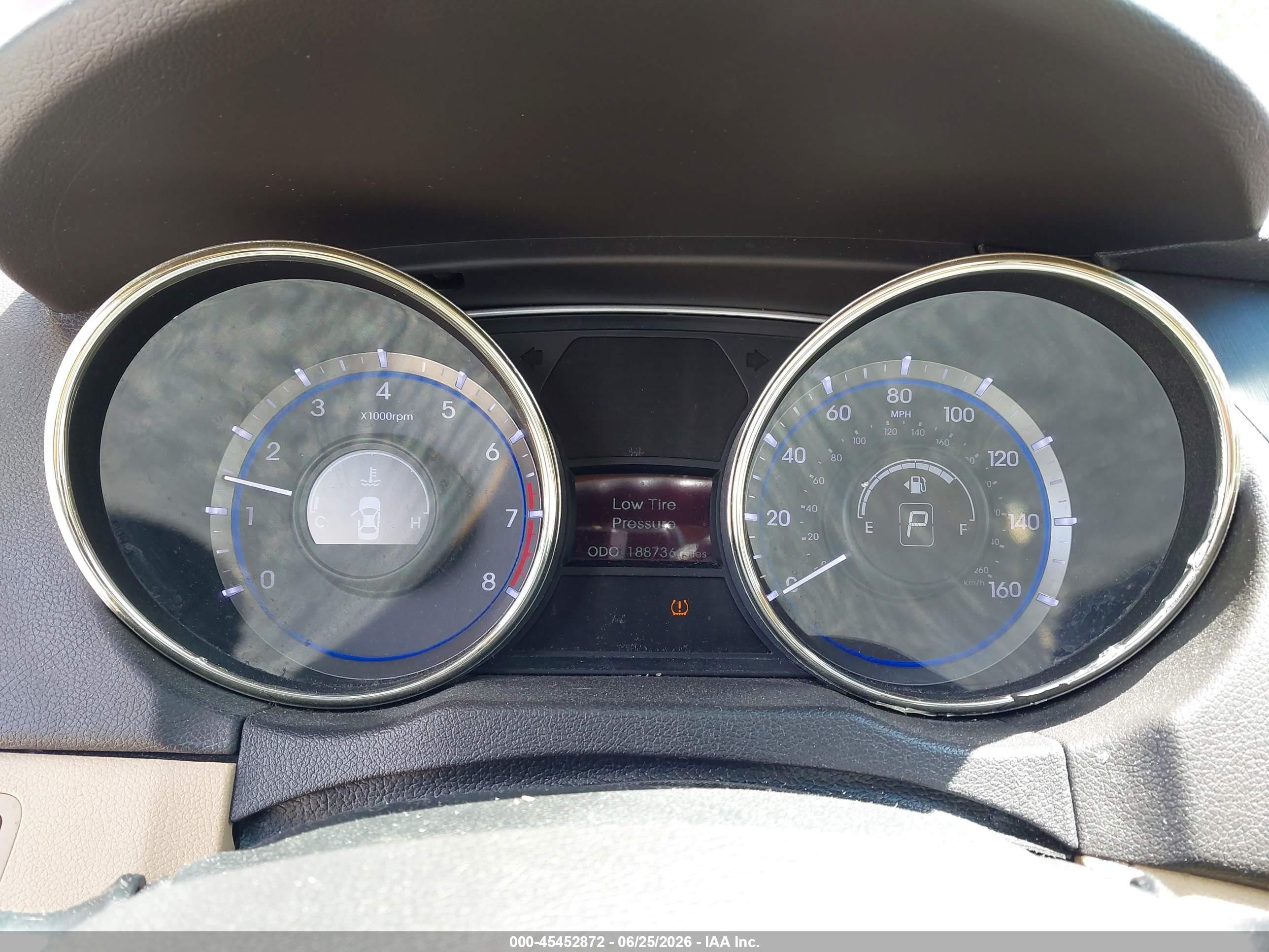 2013 Hyundai Sonata Gls Red vin: 5NPEB4AC5DH517271