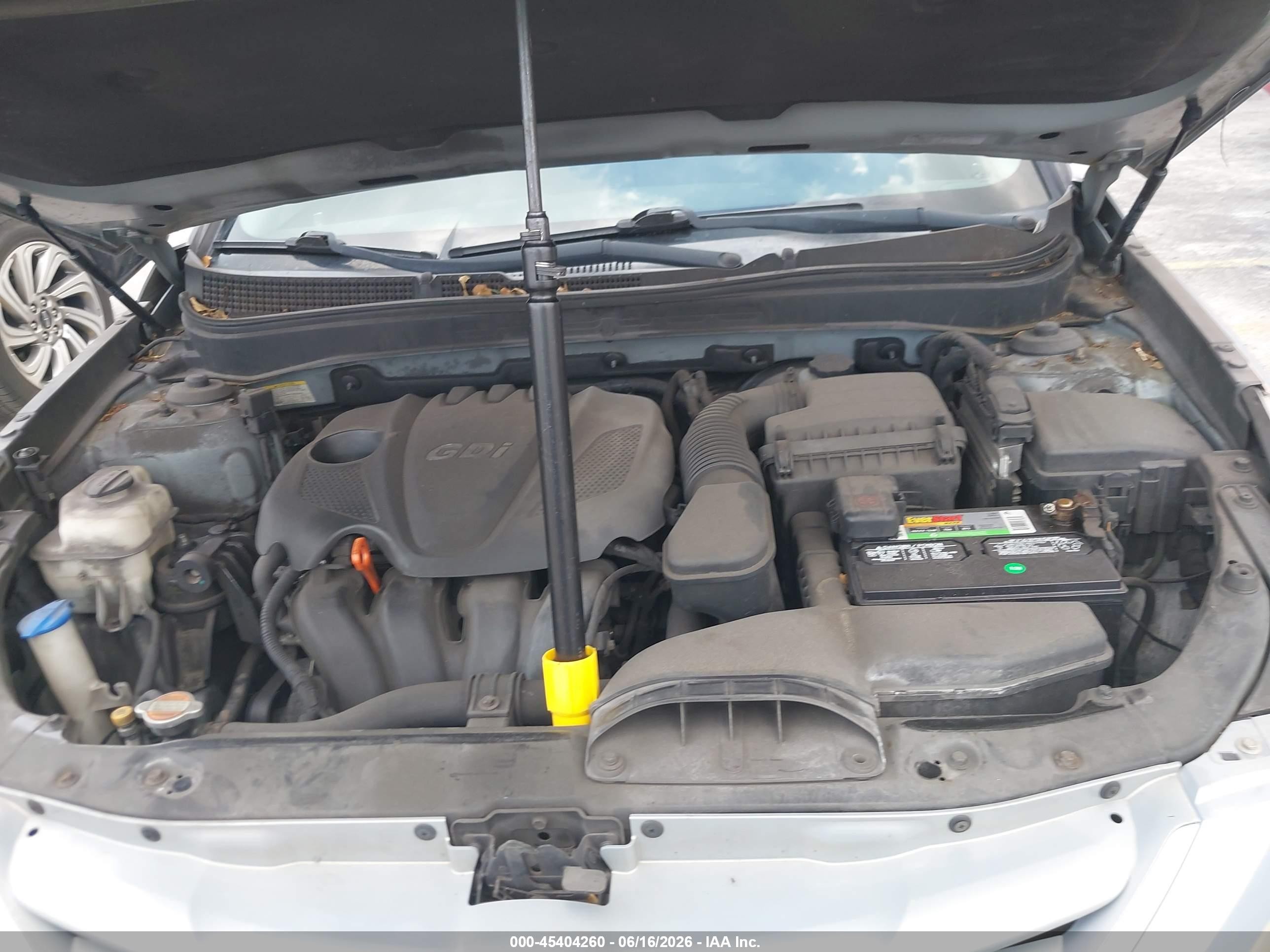 2013 Hyundai Sonata Gls Silver vin: 5NPEB4AC5DH521630