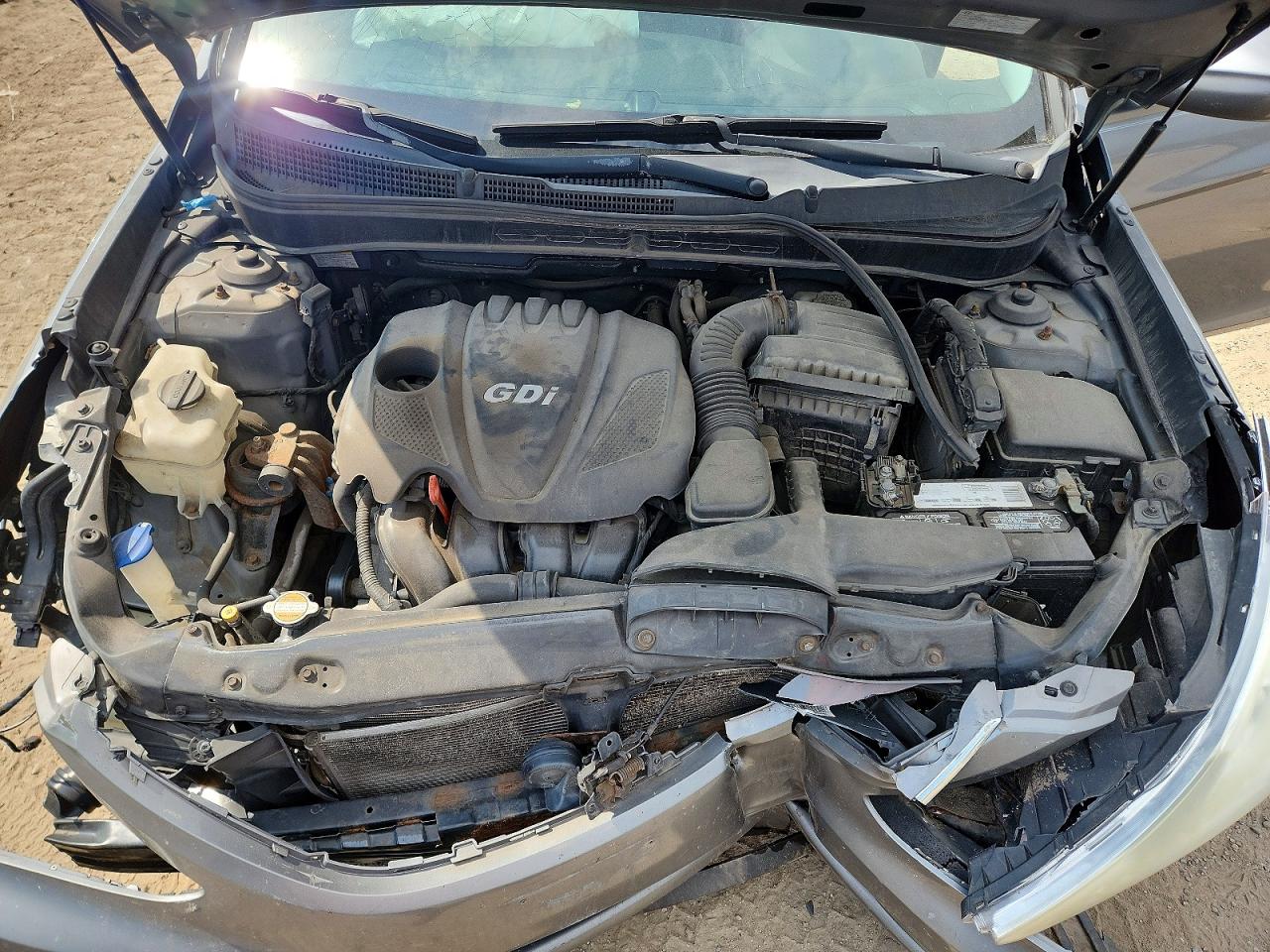 2013 Hyundai Sonata Gls Серый vin: 5NPEB4AC5DH525175