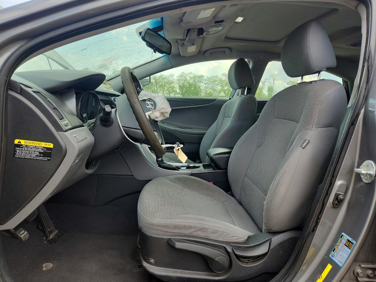 2013 Hyundai Sonata Gls Серый vin: 5NPEB4AC5DH525175