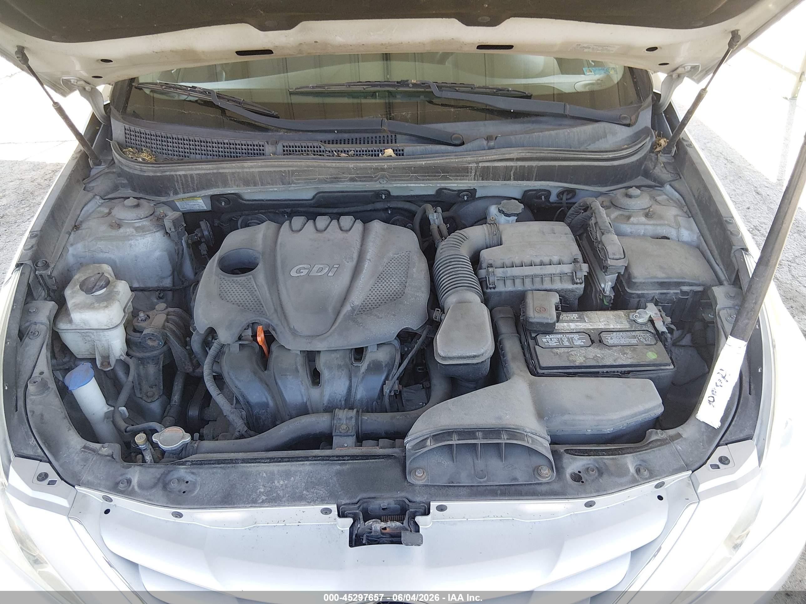 2013 Hyundai Sonata Gls Silver vin: 5NPEB4AC5DH536922
