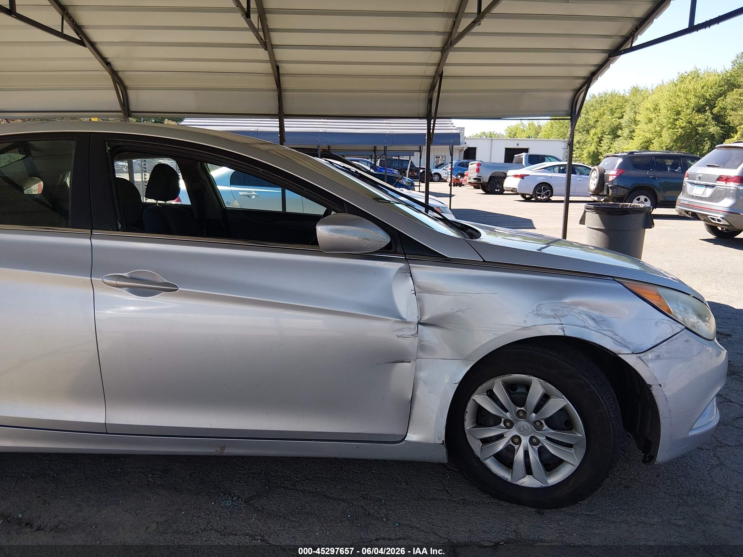 2013 Hyundai Sonata Gls Silver vin: 5NPEB4AC5DH536922