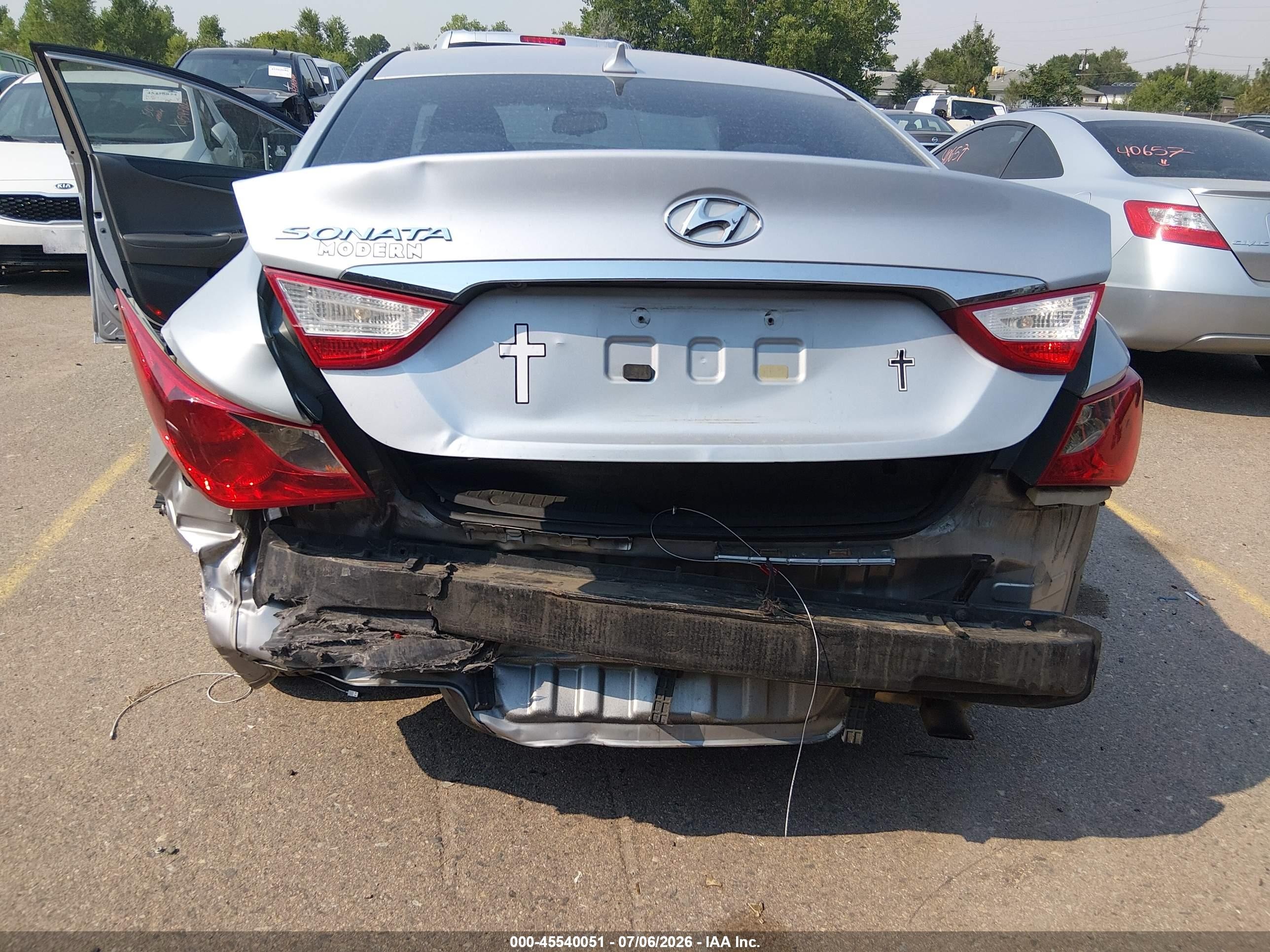 2013 Hyundai Sonata Gls Silver vin: 5NPEB4AC5DH537150