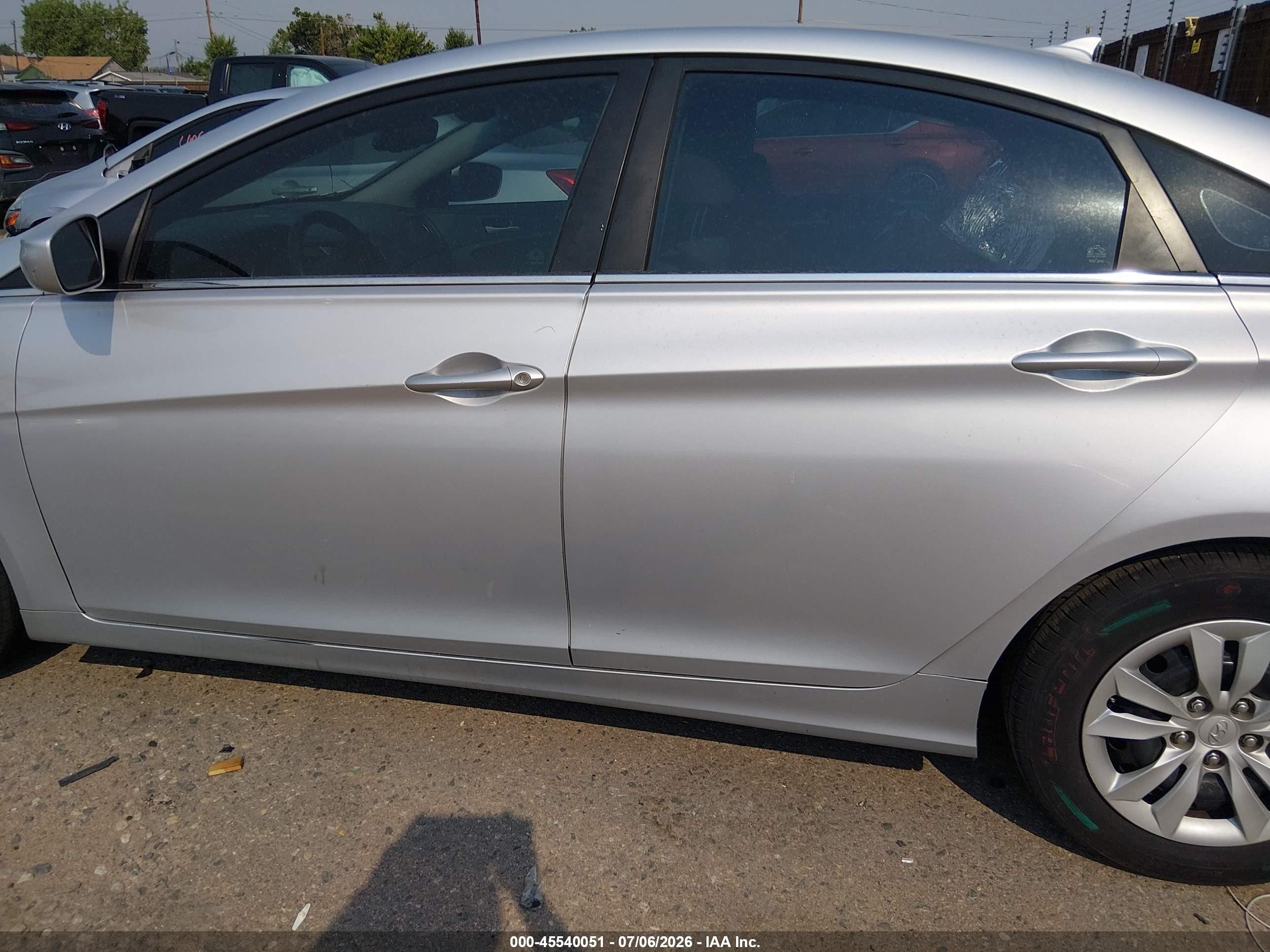 2013 Hyundai Sonata Gls Silver vin: 5NPEB4AC5DH537150
