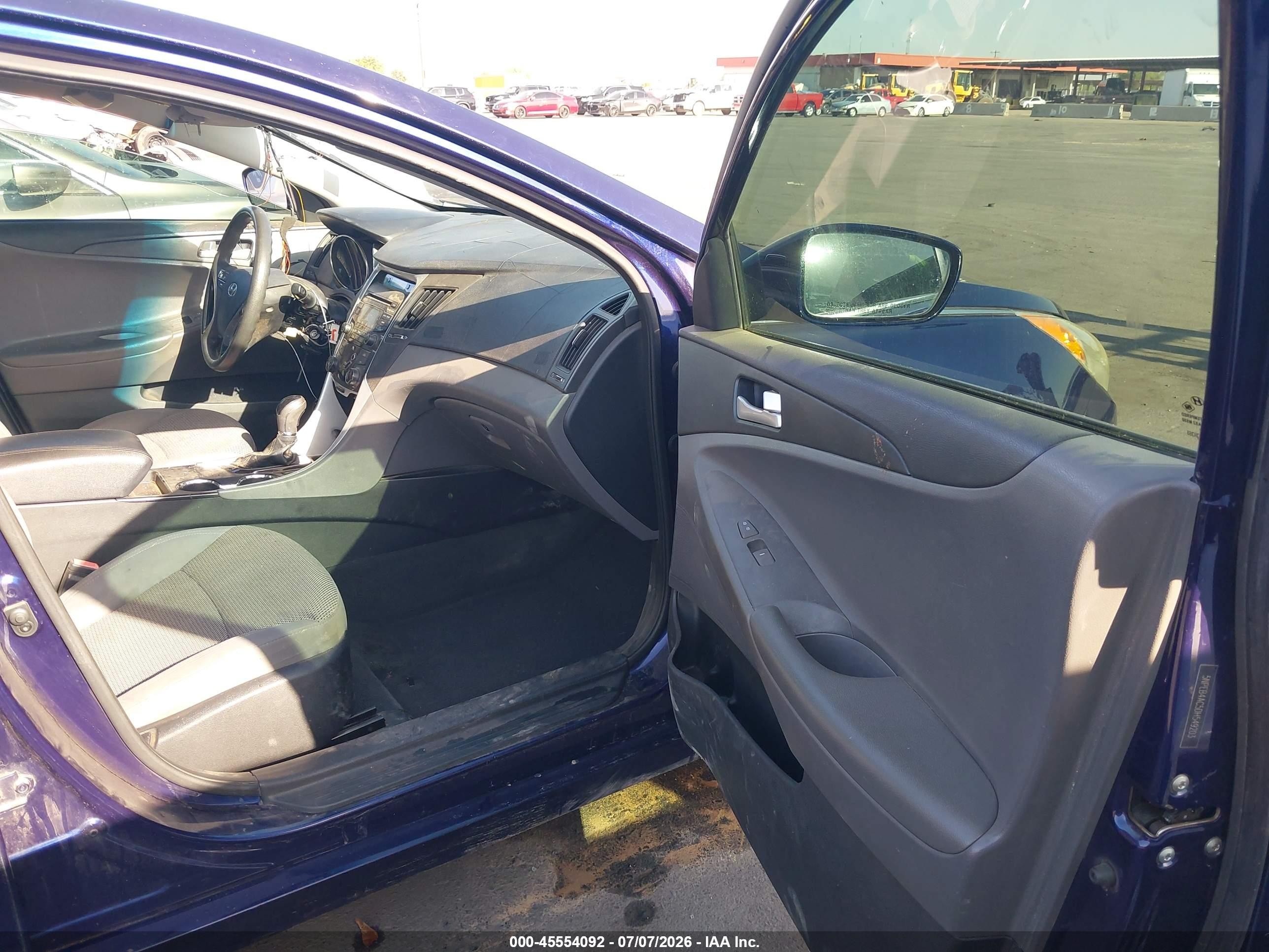 2013 Hyundai Sonata Gls Blue vin: 5NPEB4AC5DH549203