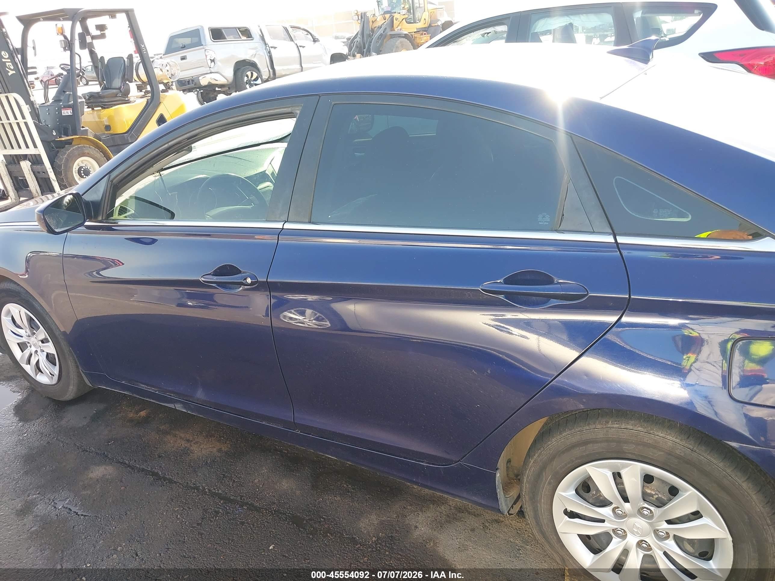 2013 Hyundai Sonata Gls Blue vin: 5NPEB4AC5DH549203