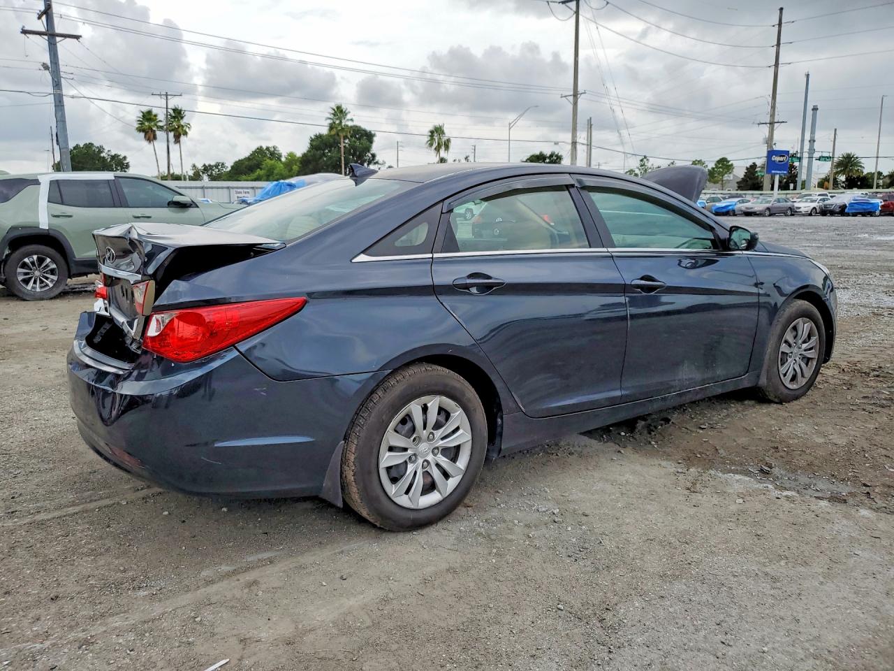 2013 Hyundai Sonata Gls Blue vin: 5NPEB4AC5DH555664