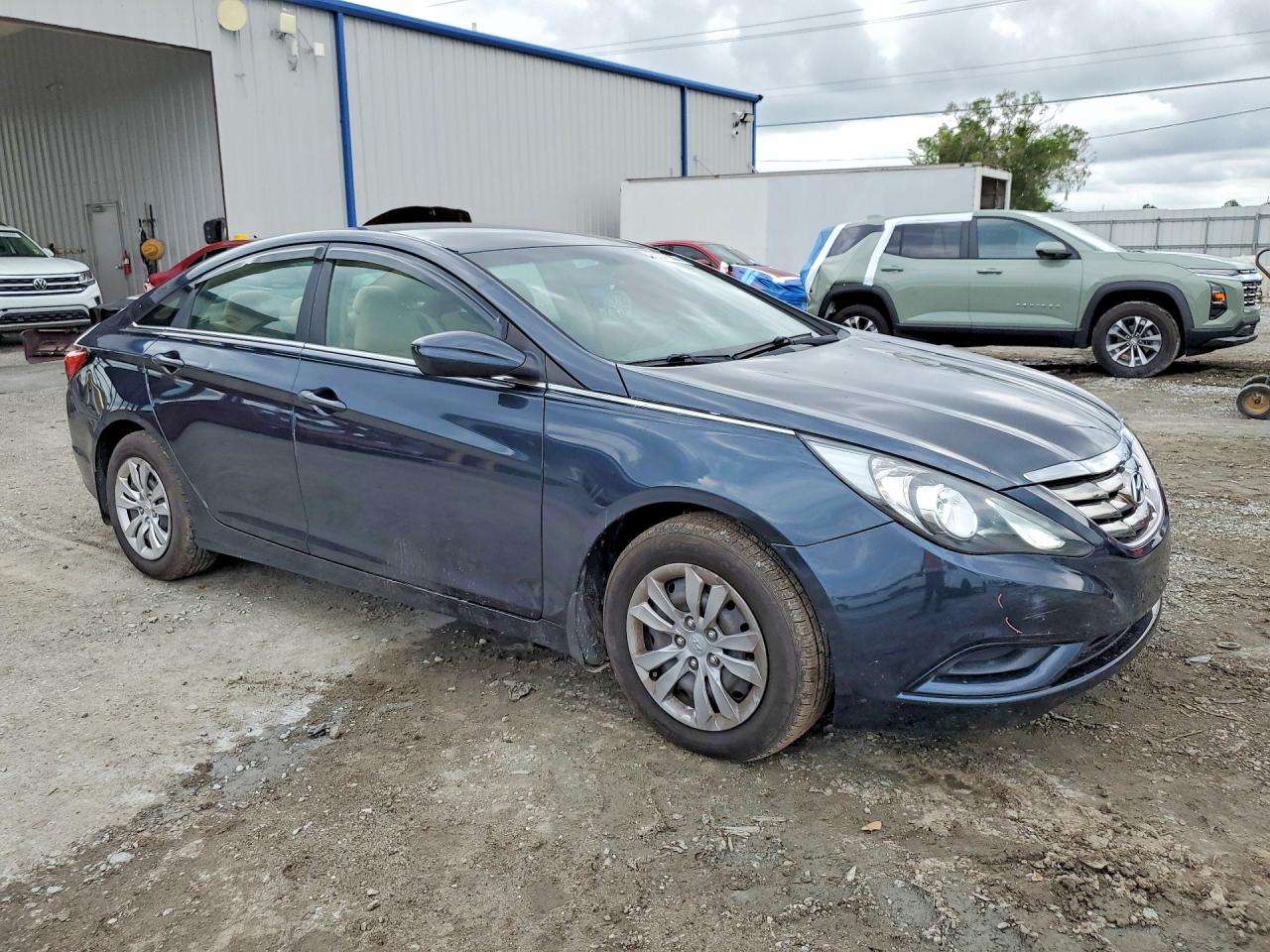 2013 Hyundai Sonata Gls Blue vin: 5NPEB4AC5DH555664