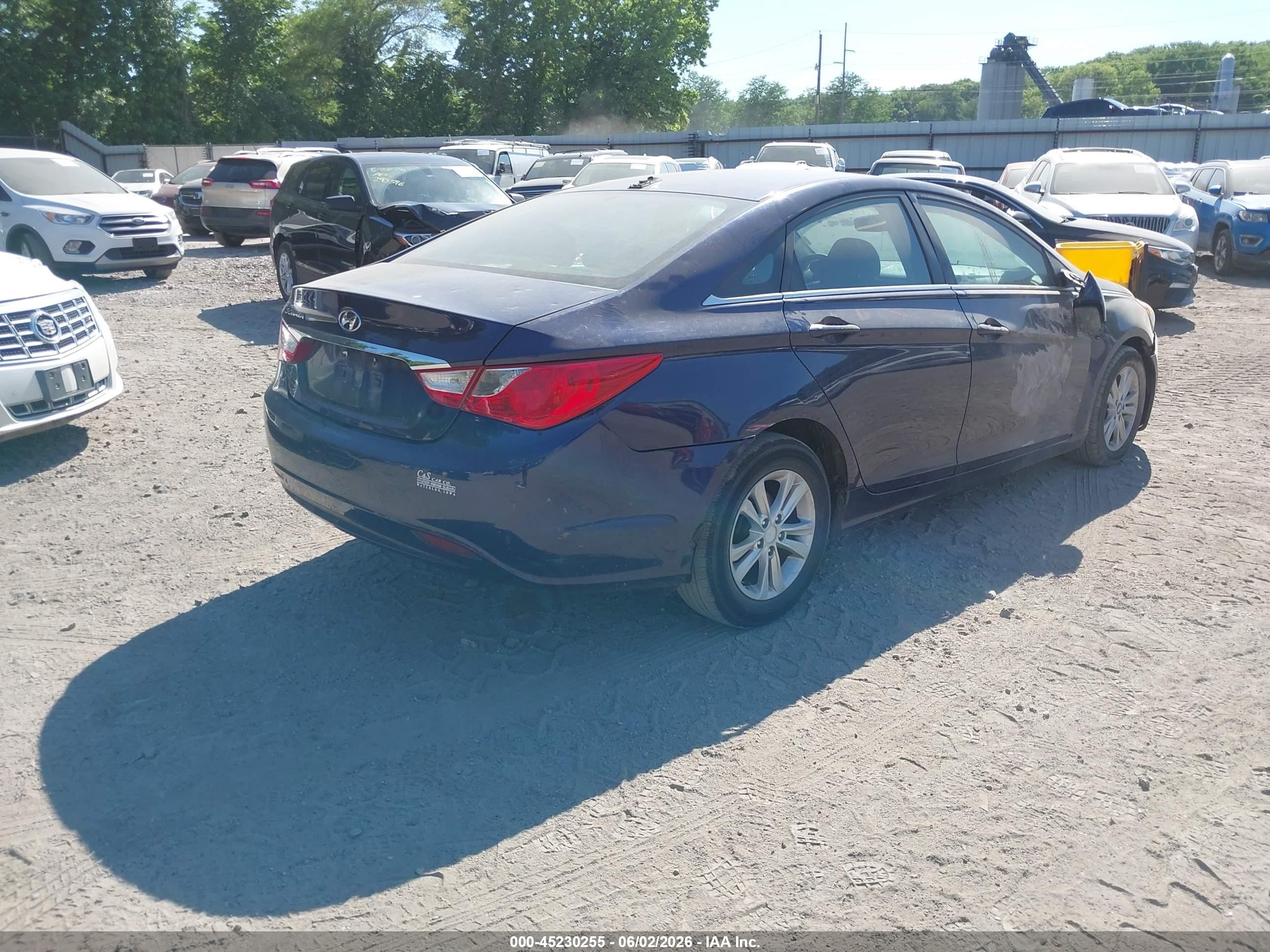 2013 Hyundai Sonata Gls Blue vin: 5NPEB4AC5DH558791