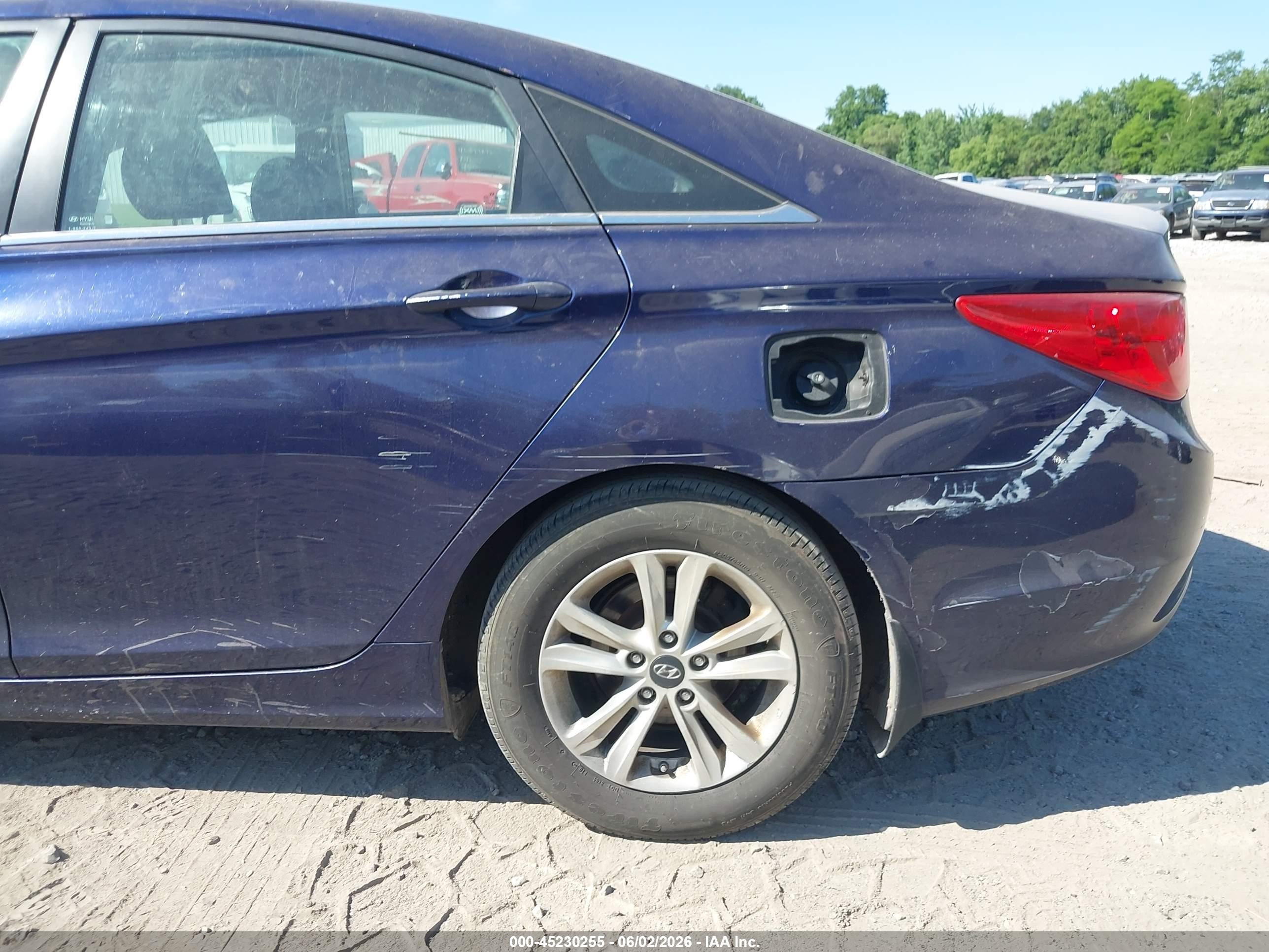 2013 Hyundai Sonata Gls Blue vin: 5NPEB4AC5DH558791