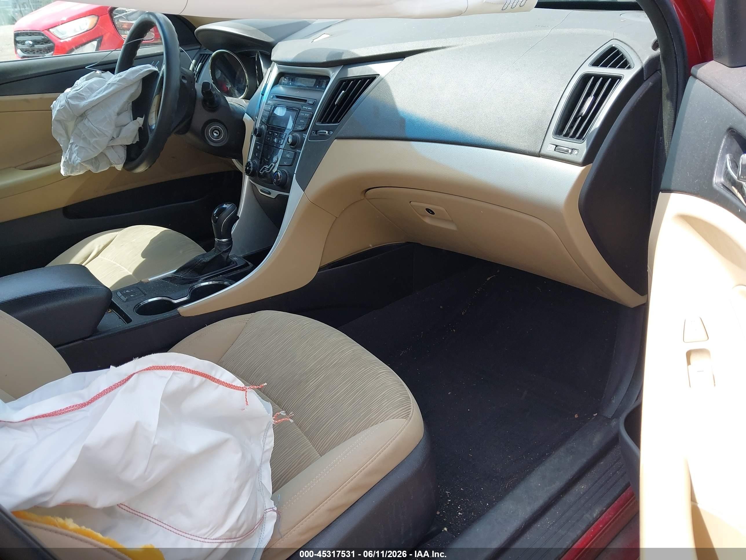 2013 Hyundai Sonata Gls Красный vin: 5NPEB4AC5DH560475