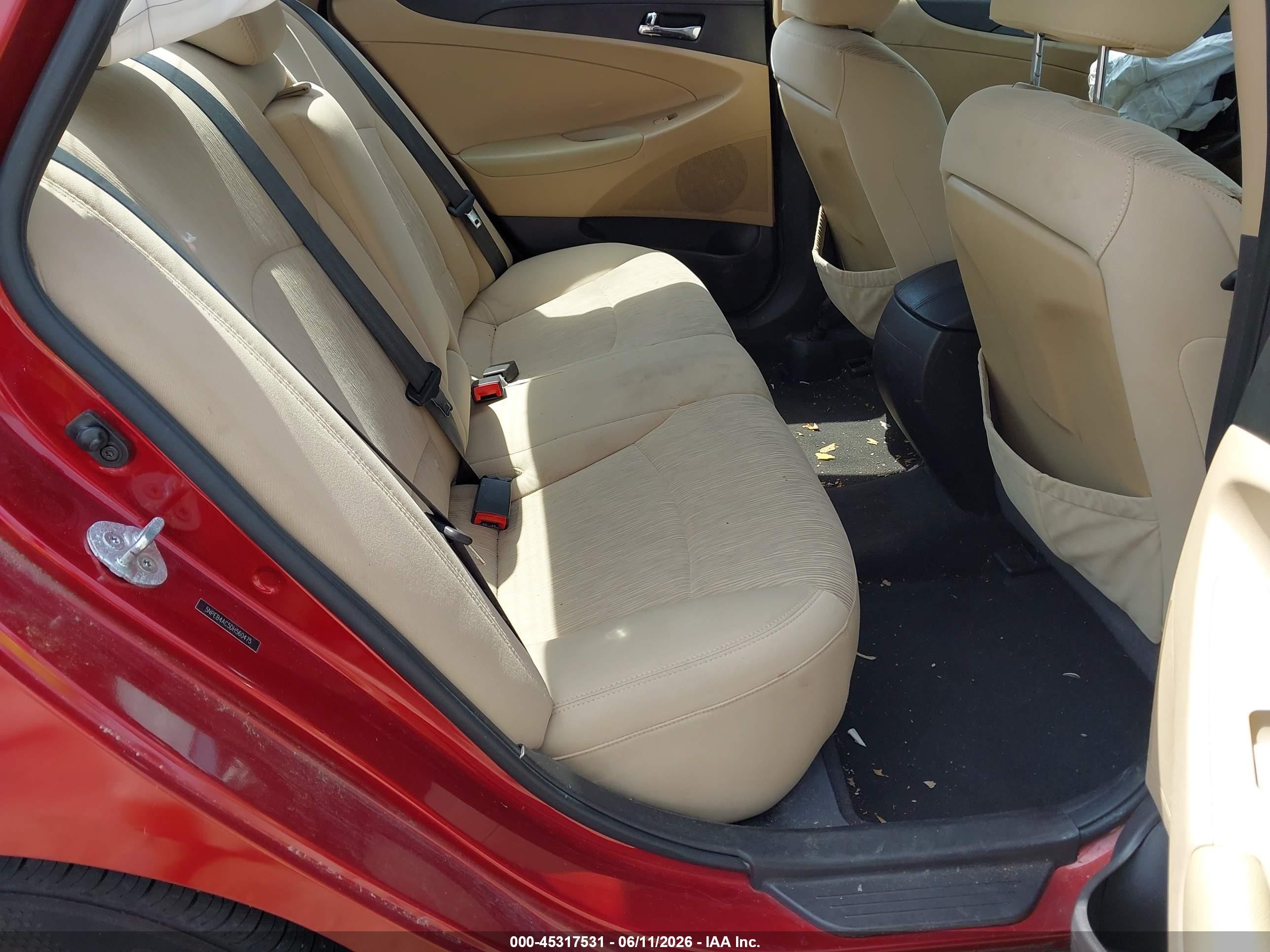 2013 Hyundai Sonata Gls Красный vin: 5NPEB4AC5DH560475