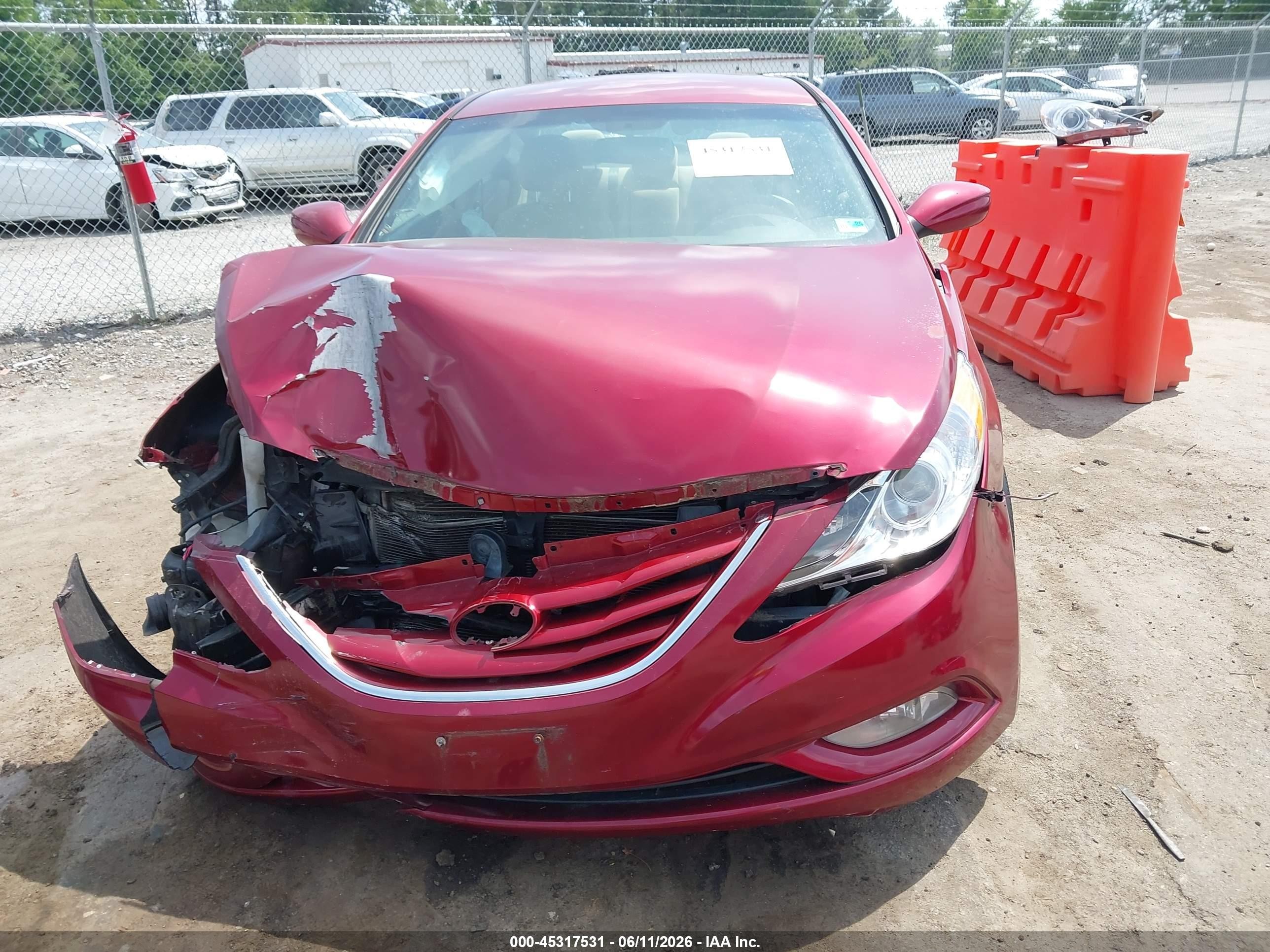 2013 Hyundai Sonata Gls Красный vin: 5NPEB4AC5DH560475