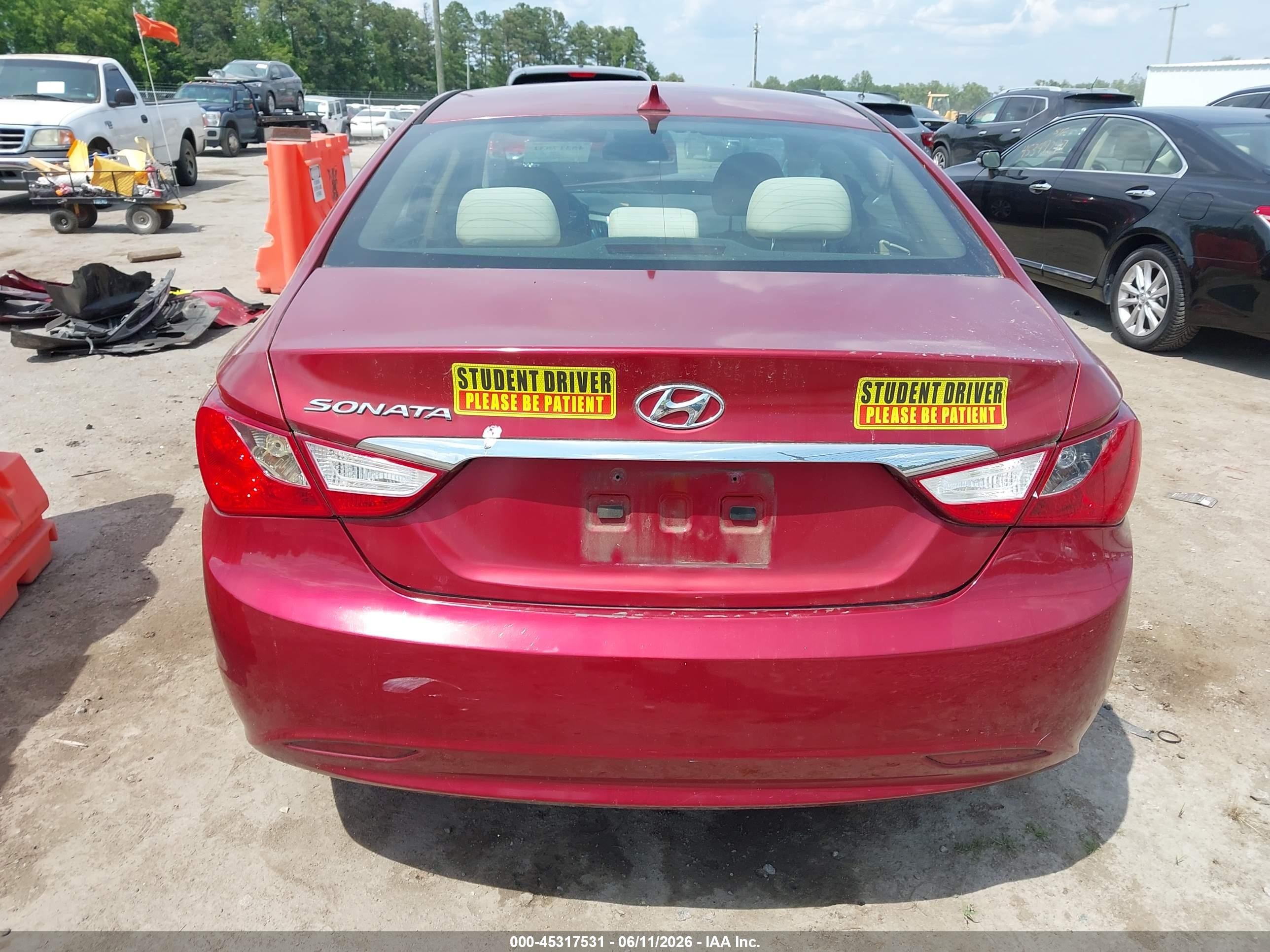 2013 Hyundai Sonata Gls Красный vin: 5NPEB4AC5DH560475