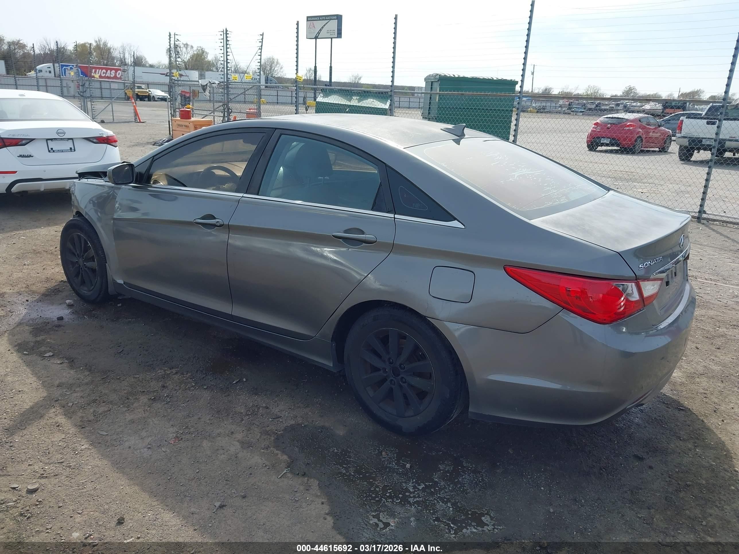 2013 Hyundai Sonata Gls Серый vin: 5NPEB4AC5DH570049