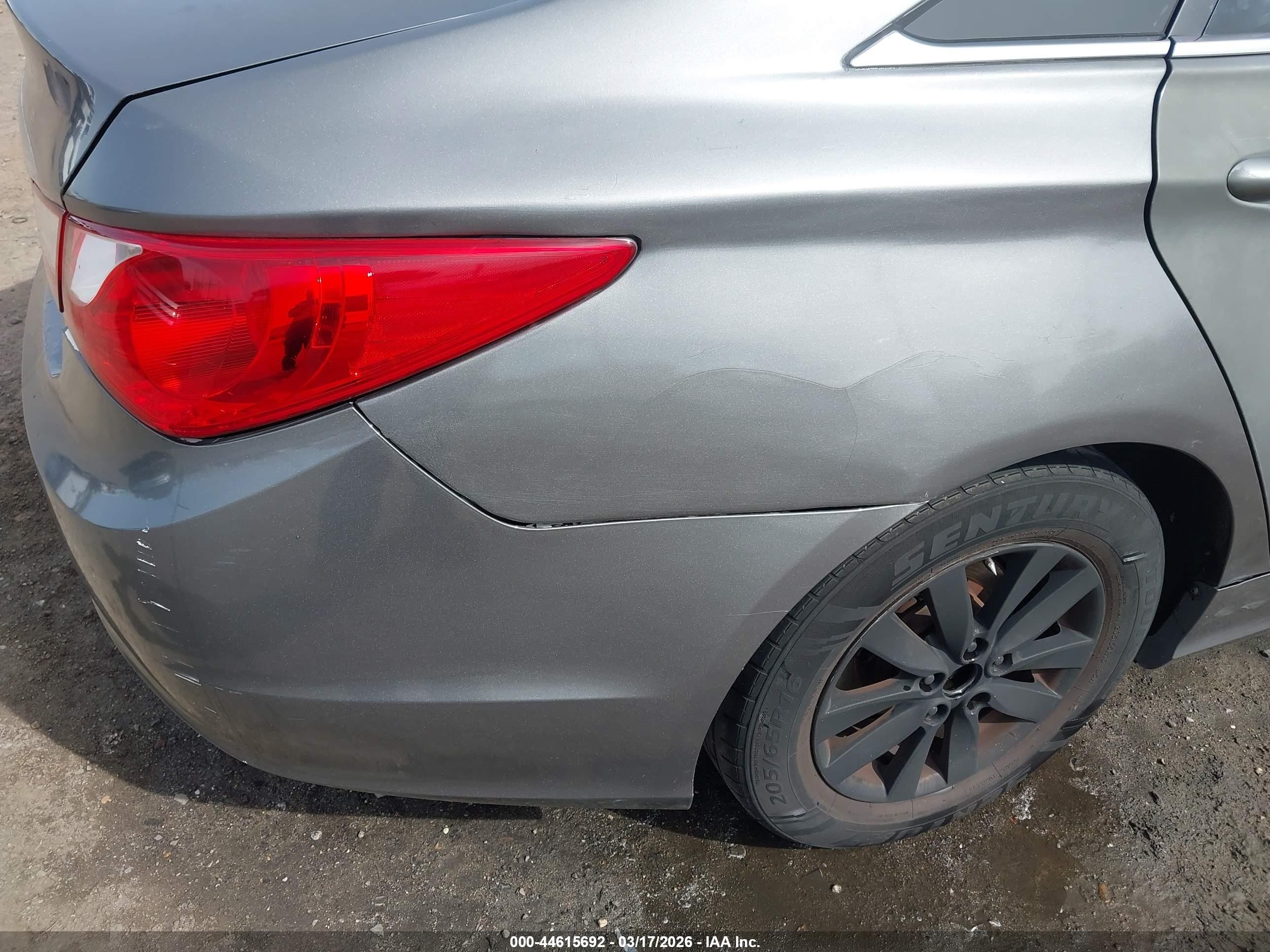 2013 Hyundai Sonata Gls Серый vin: 5NPEB4AC5DH570049