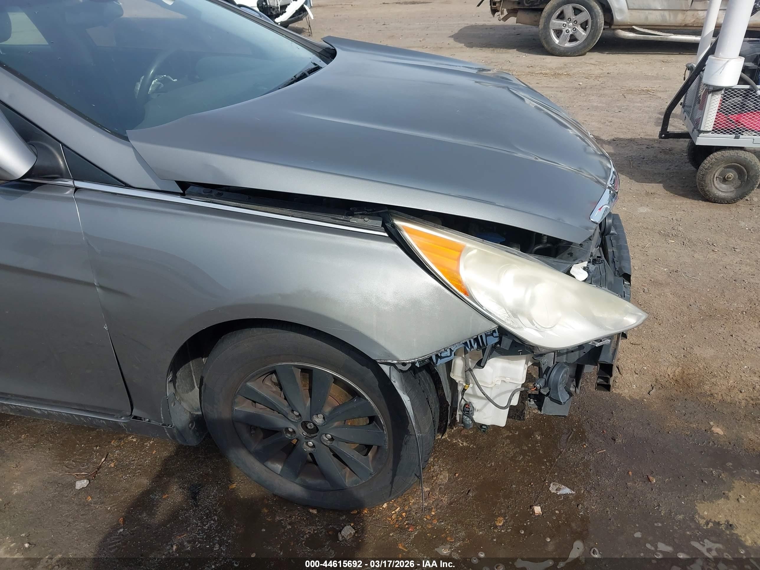 2013 Hyundai Sonata Gls Серый vin: 5NPEB4AC5DH570049