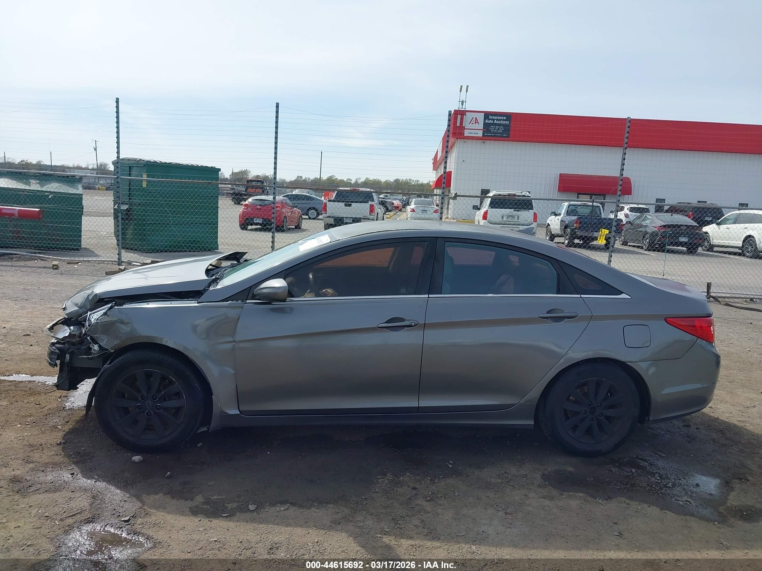 2013 Hyundai Sonata Gls Серый vin: 5NPEB4AC5DH570049