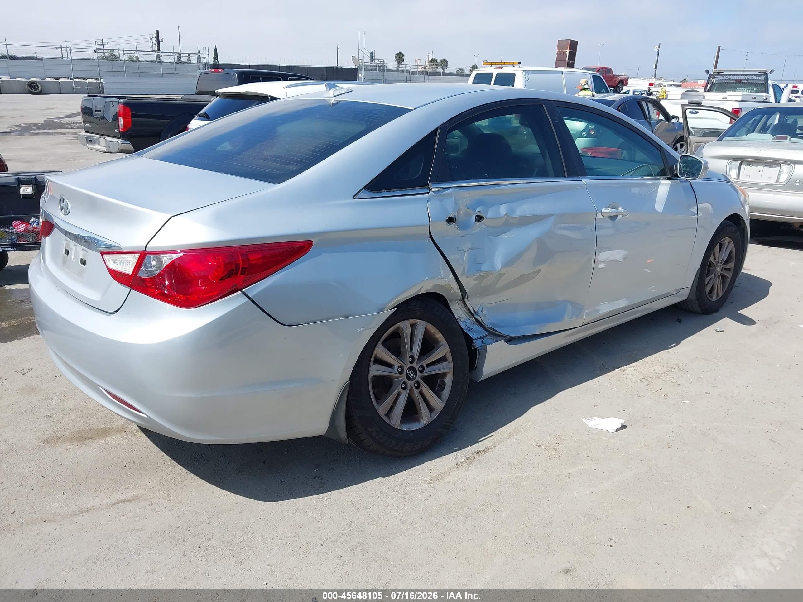 2013 Hyundai Sonata Gls Серебряный vin: 5NPEB4AC5DH574960